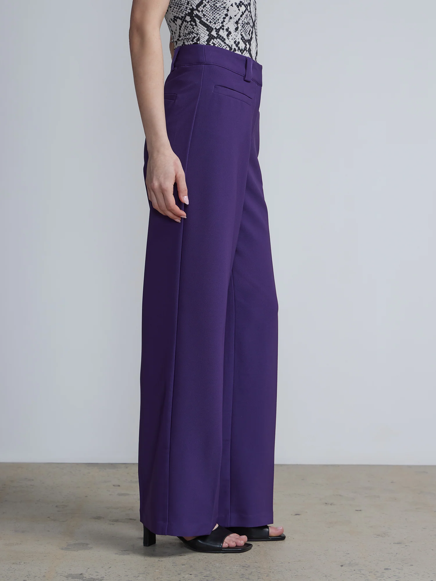 Petite High-Waisted Wide-Leg Pant - Premium Stretch - Image 22