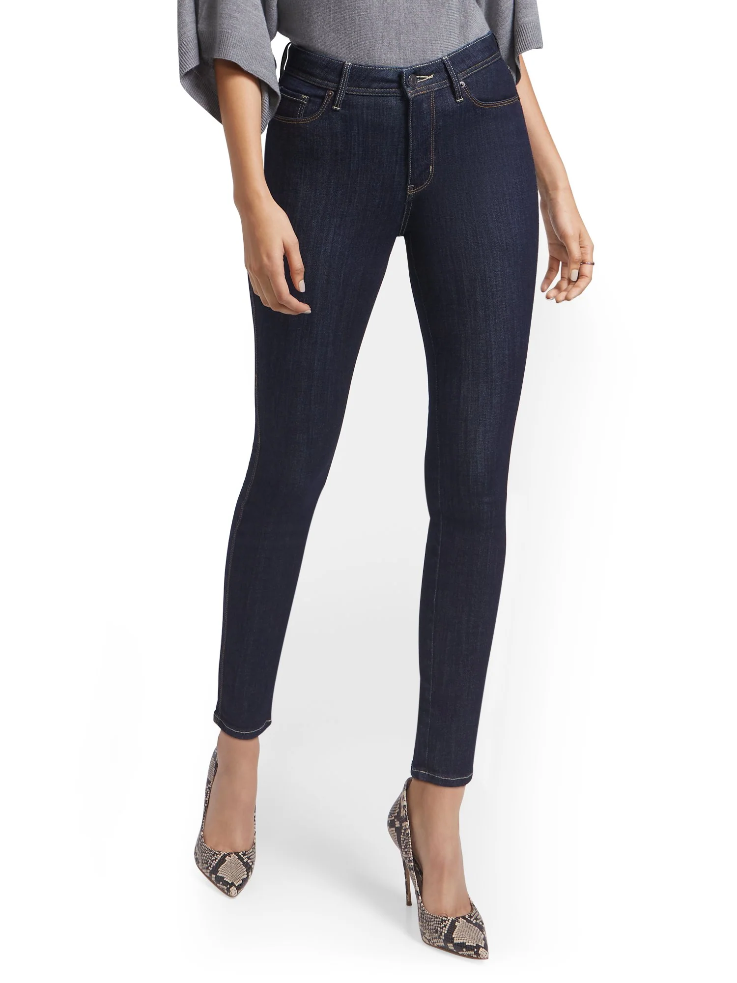 Petite Lexi High-Waisted Super-Skinny Jeans - Image 2