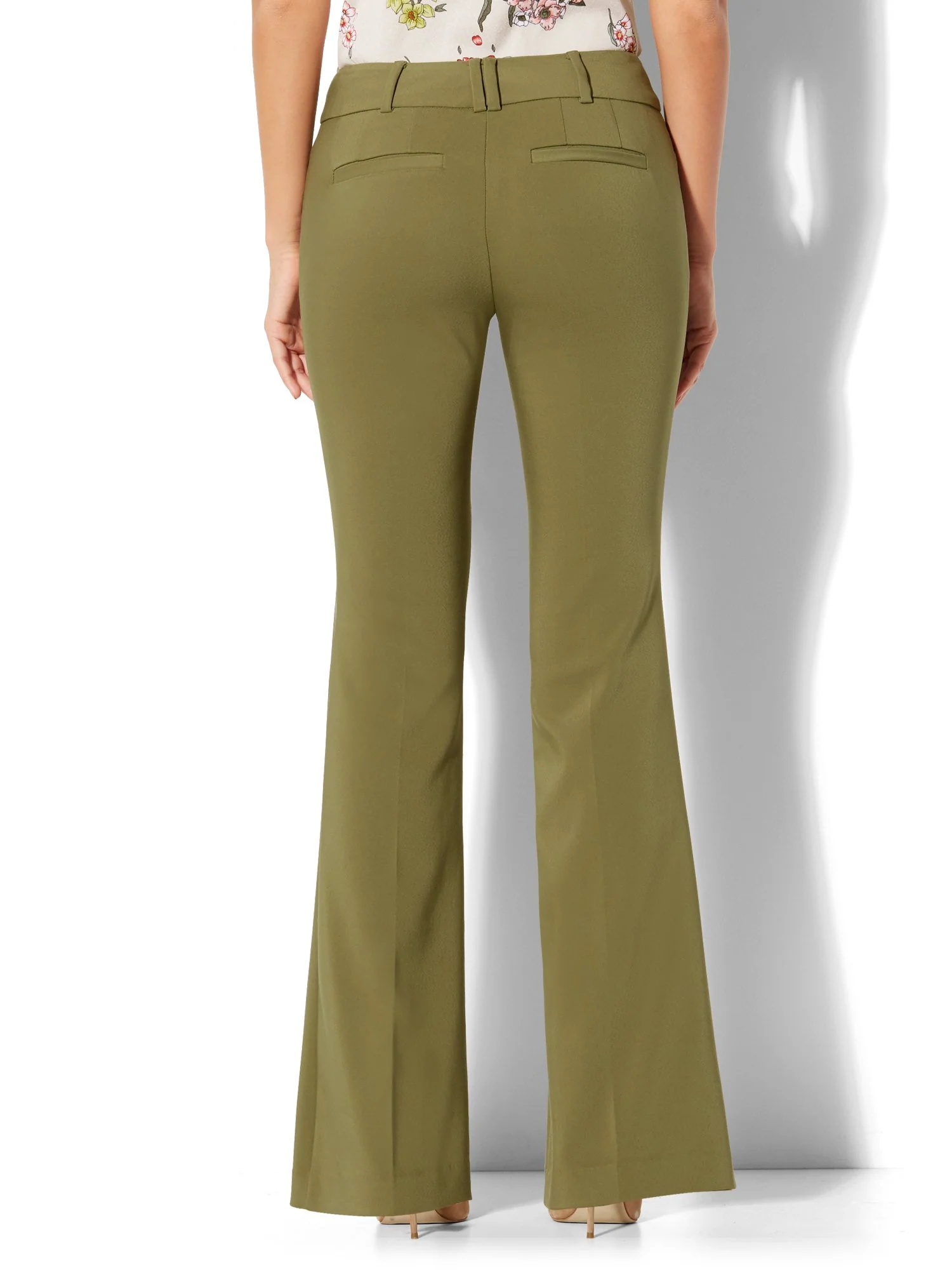 Petite Mid-Rise Bootcut Pant - All-Season Stretch - 7th Avenue - Image 17