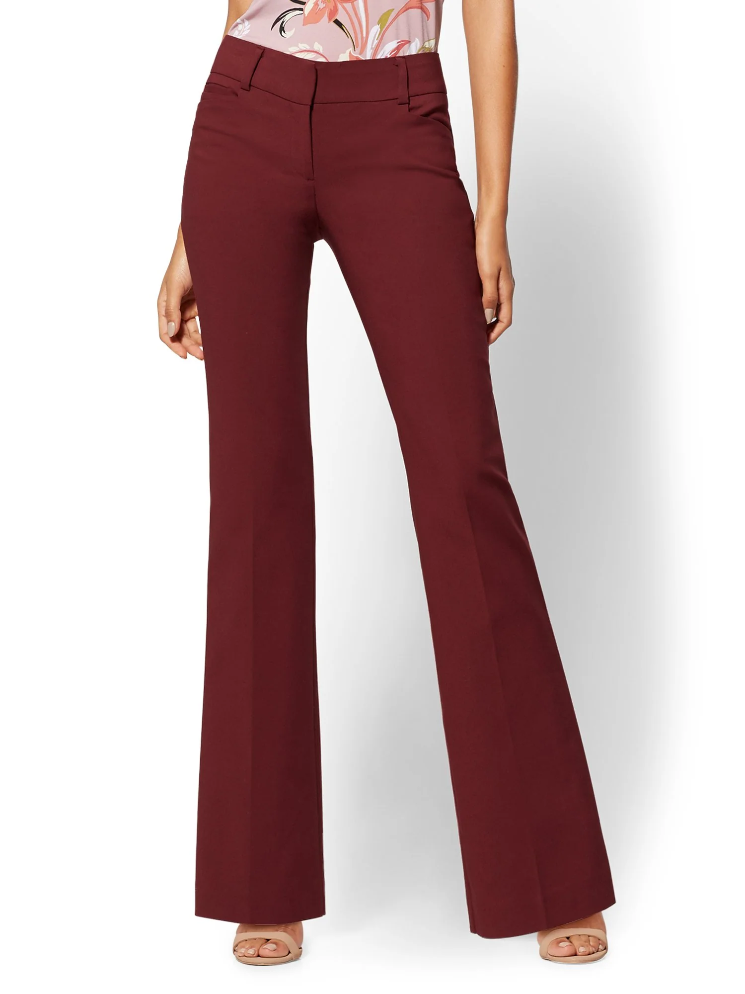 Petite Mid-Rise Bootcut Pant - All-Season Stretch - 7th Avenue - Image 7