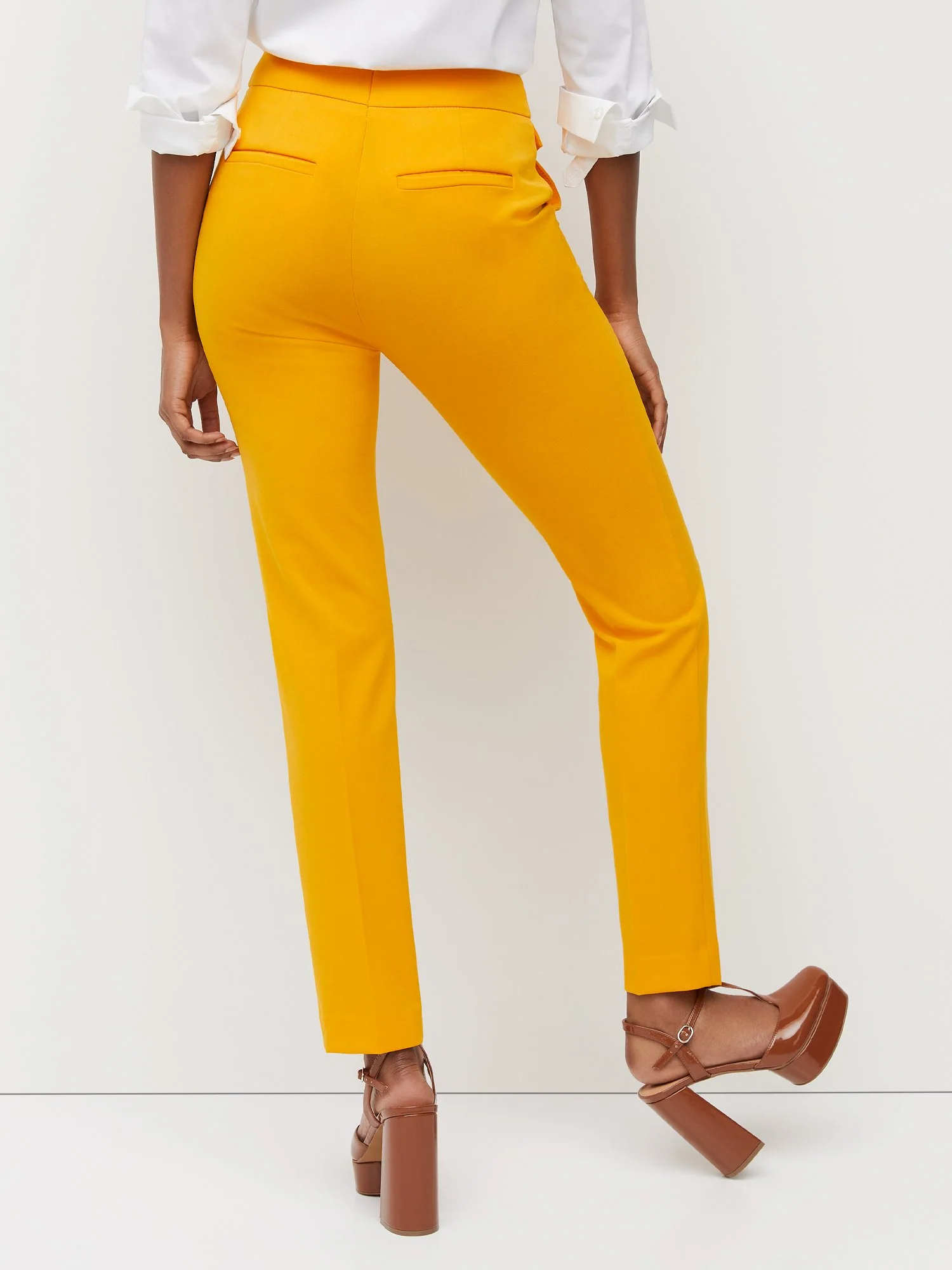 Petite Mid-Rise Slim-Leg Pant - Essential Stretch - Image 10
