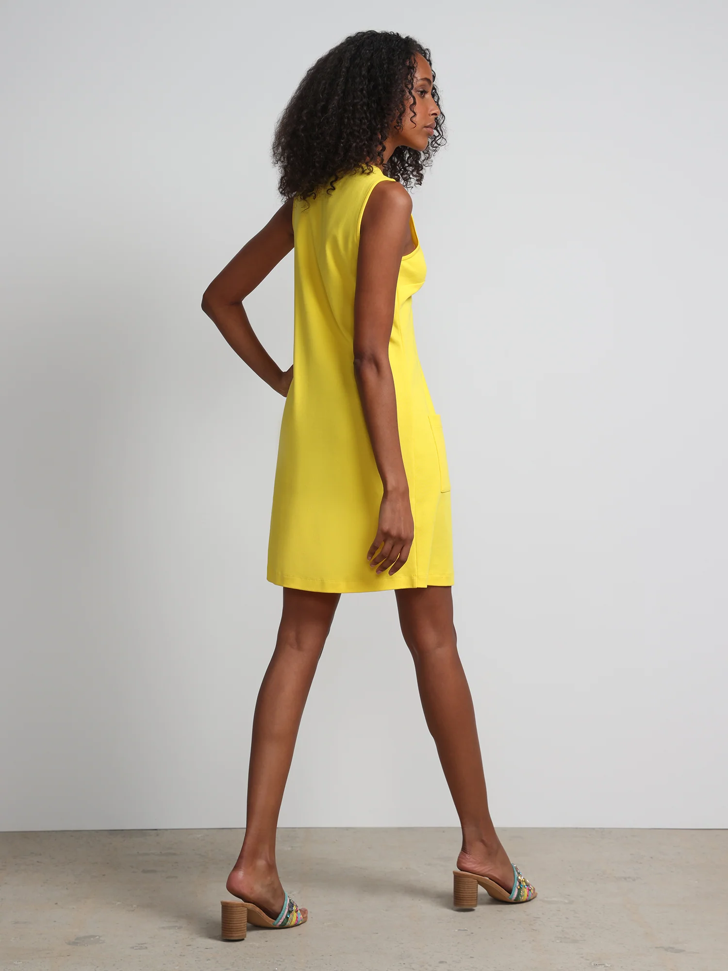 Petite Patch-Pocket Shift Dress - City Knits - Image 25