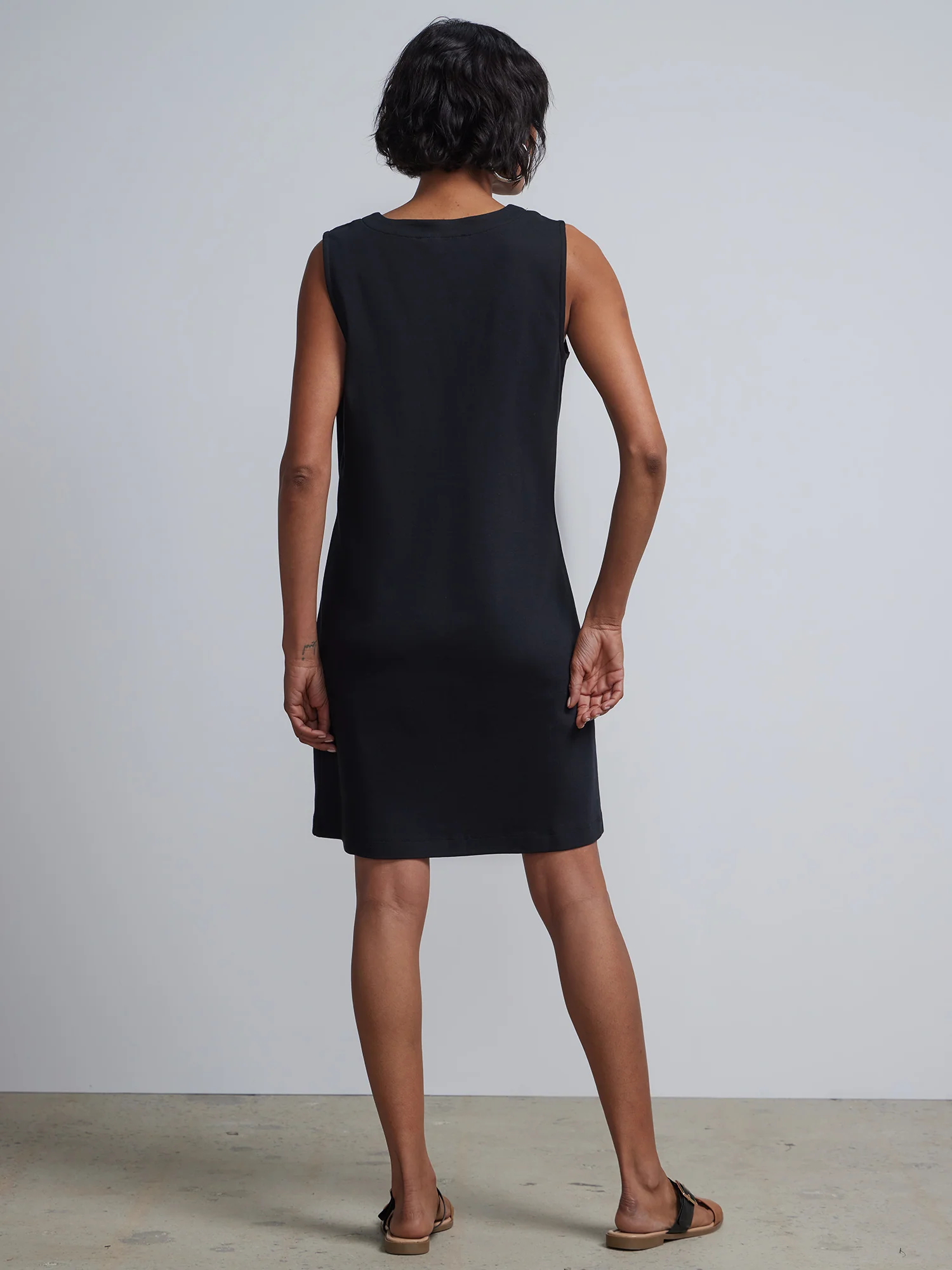 Petite Patch-Pocket Shift Dress - City Knits - Image 3