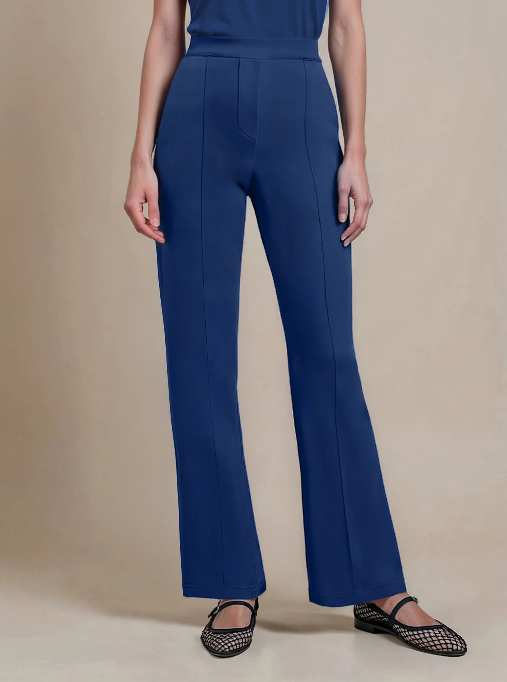 Petite Ponte Bootcut Mid Rise Pant - Image 3