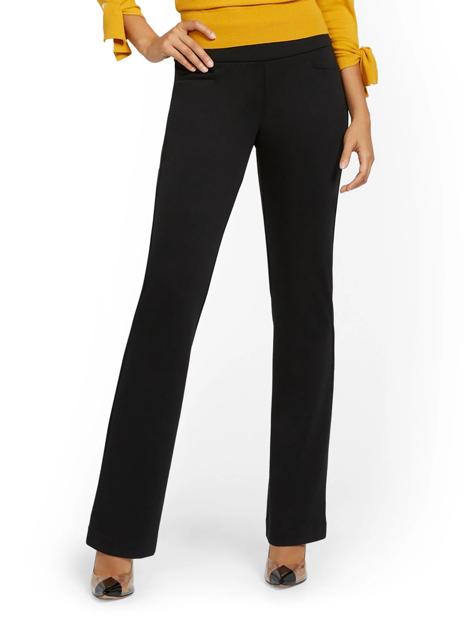 Petite Pull-On Bootcut Ponte Pant - Superflex