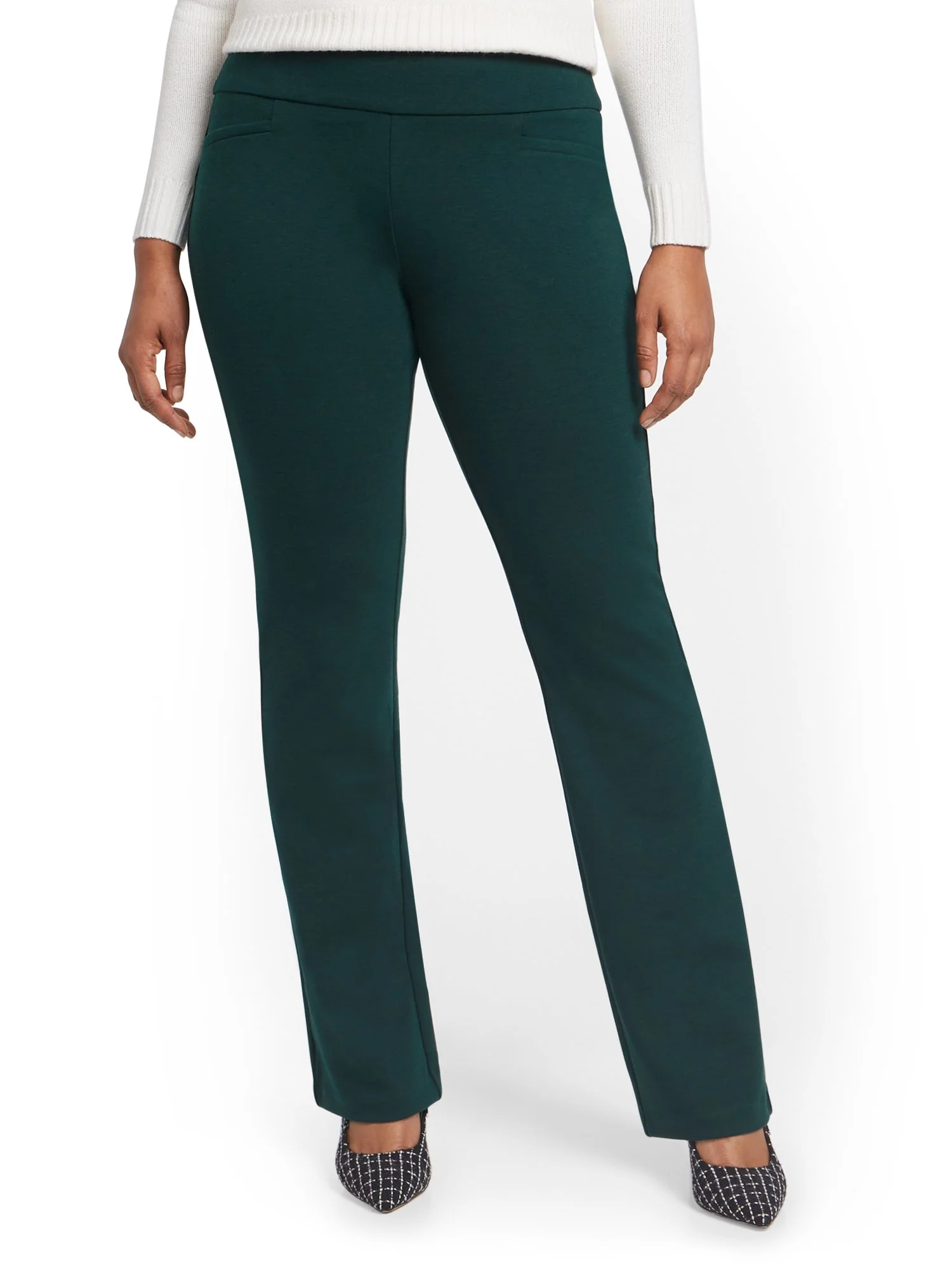 Petite Pull-On Bootcut Ponte Pant - Superflex - Image 12