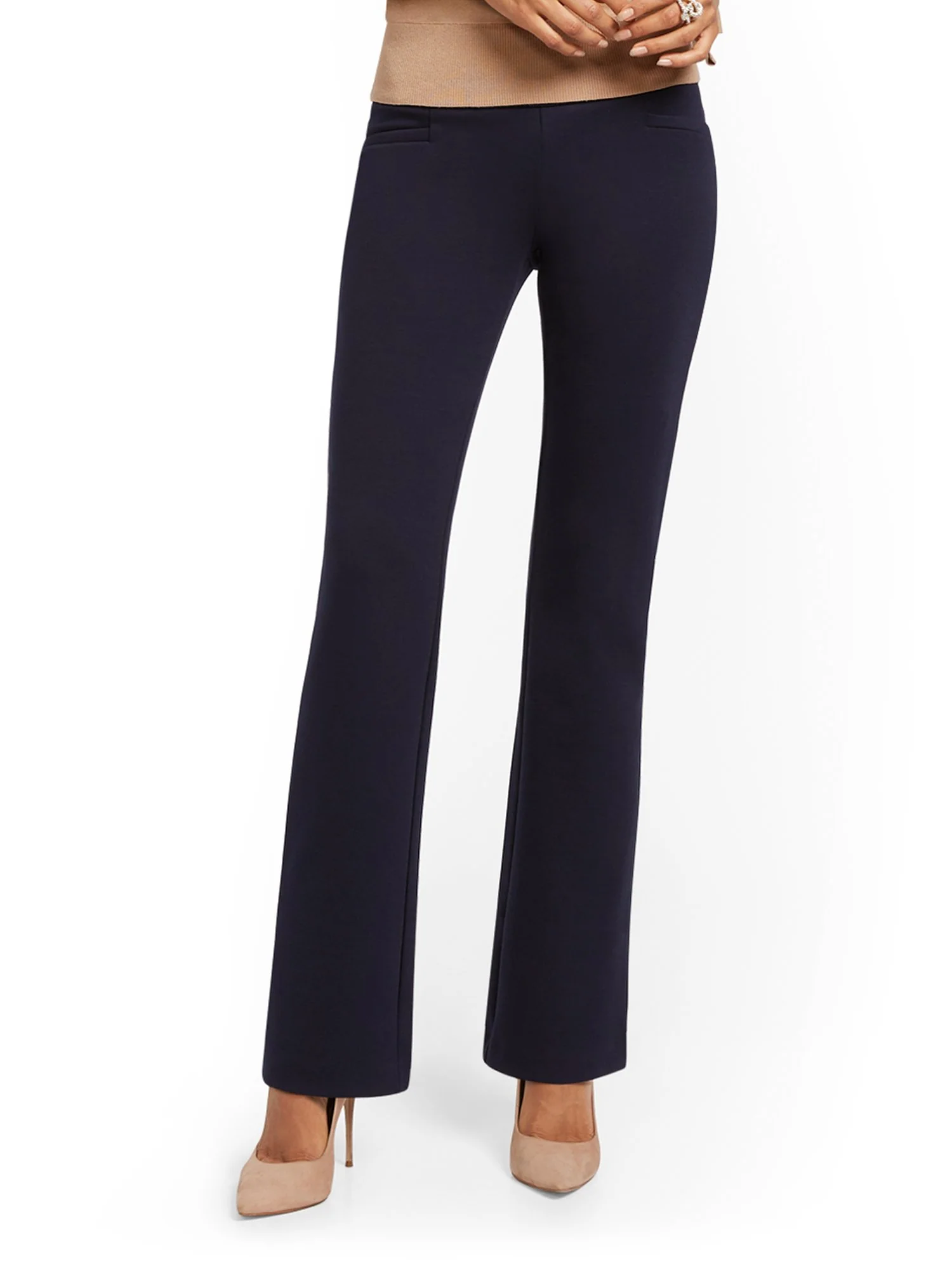 Petite Pull-On Bootcut Ponte Pant - Superflex - Image 15