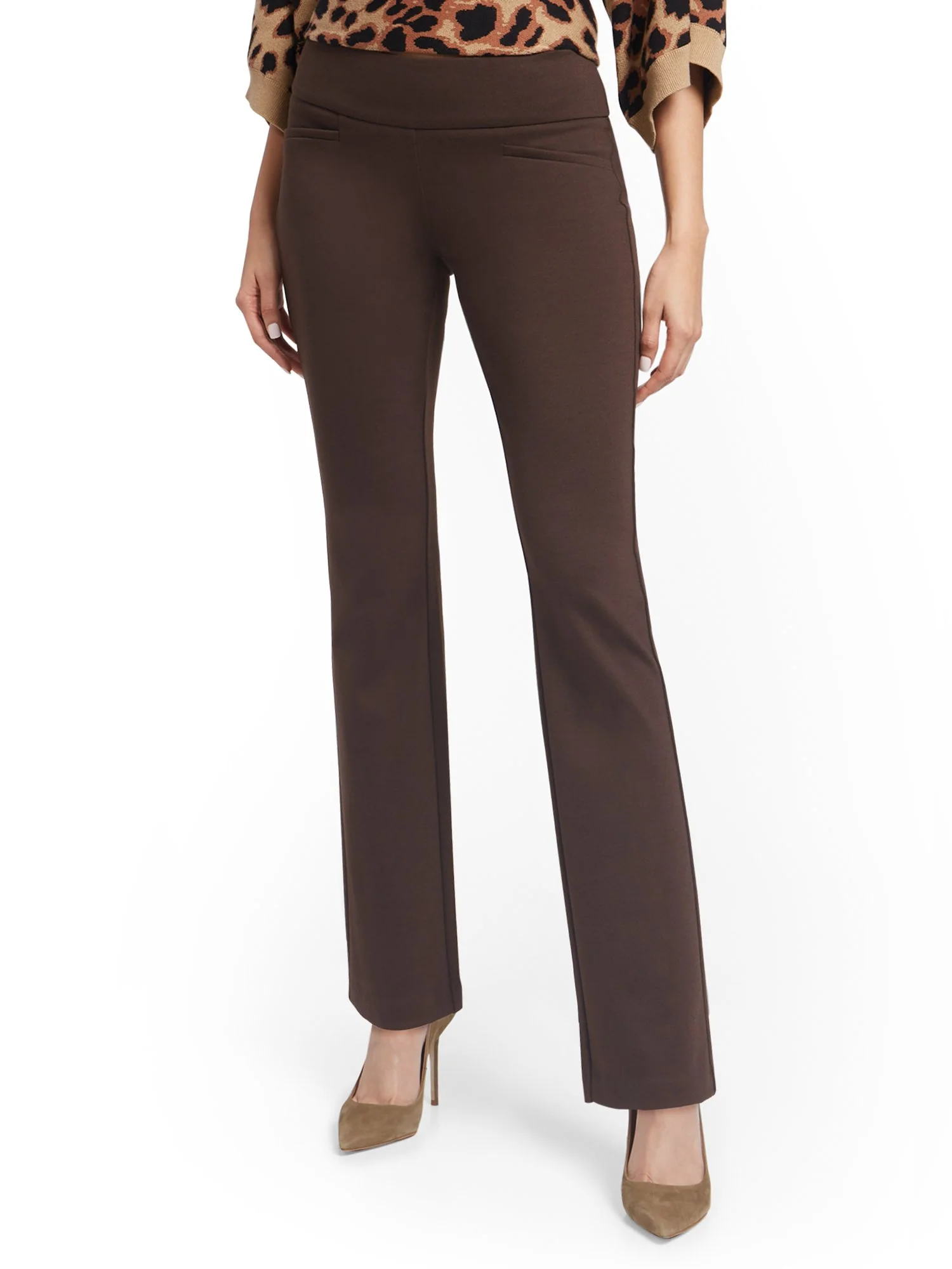 Petite Pull-On Bootcut Ponte Pant - Superflex - Image 18