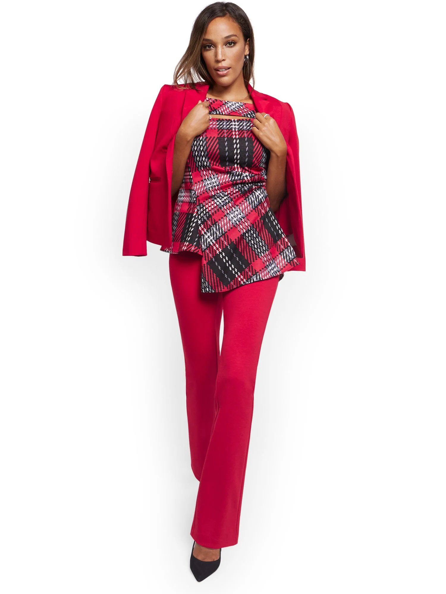 Petite Pull-On Bootcut Ponte Pant - Superflex - Image 7