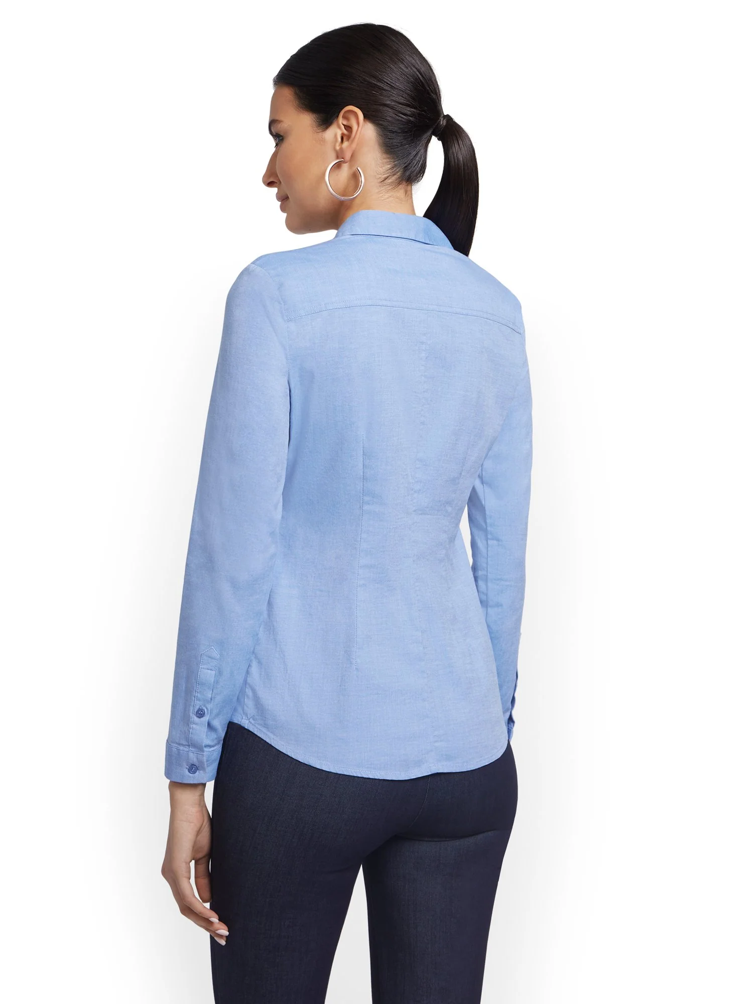 Petite Ruched Madison Shirt - 7th Avenue - Image 2