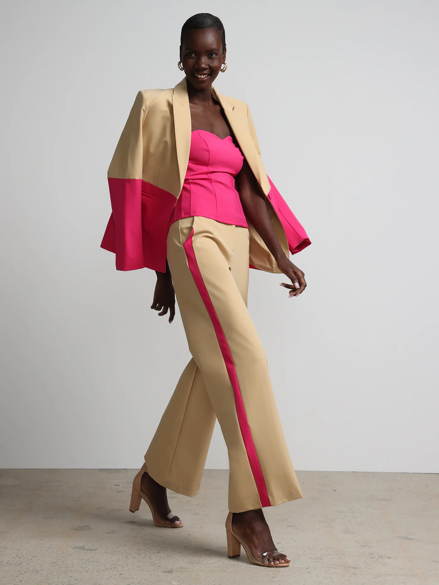 Petite Side-Piped Wide-Leg Pant - Image 2