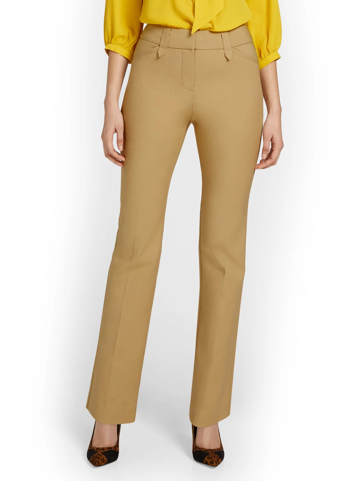 Petite Signature-Fit Straight-Leg Pant - All-Season Stretch - Image 11