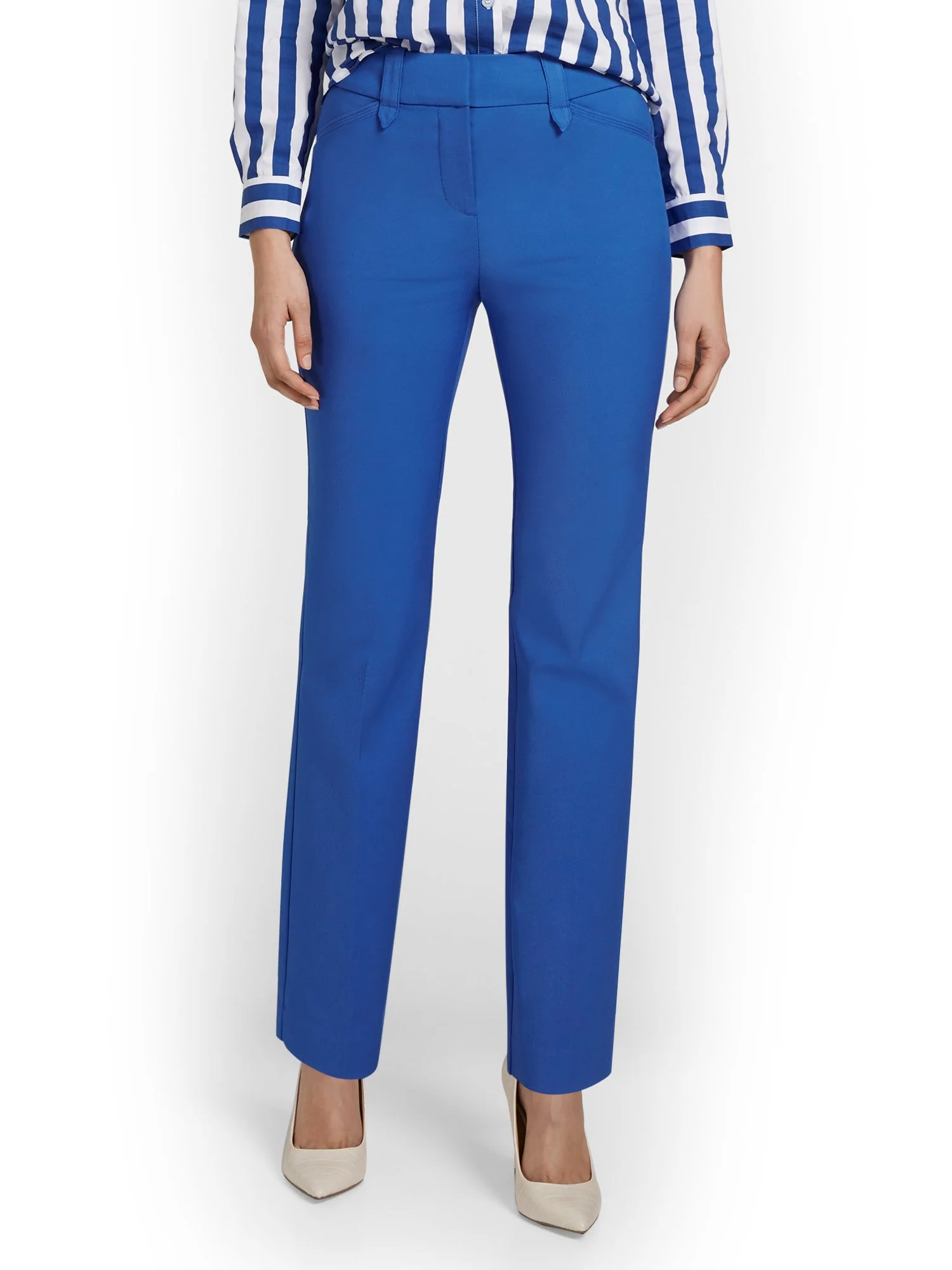 Petite Signature-Fit Straight-Leg Pant - All-Season Stretch - Image 6