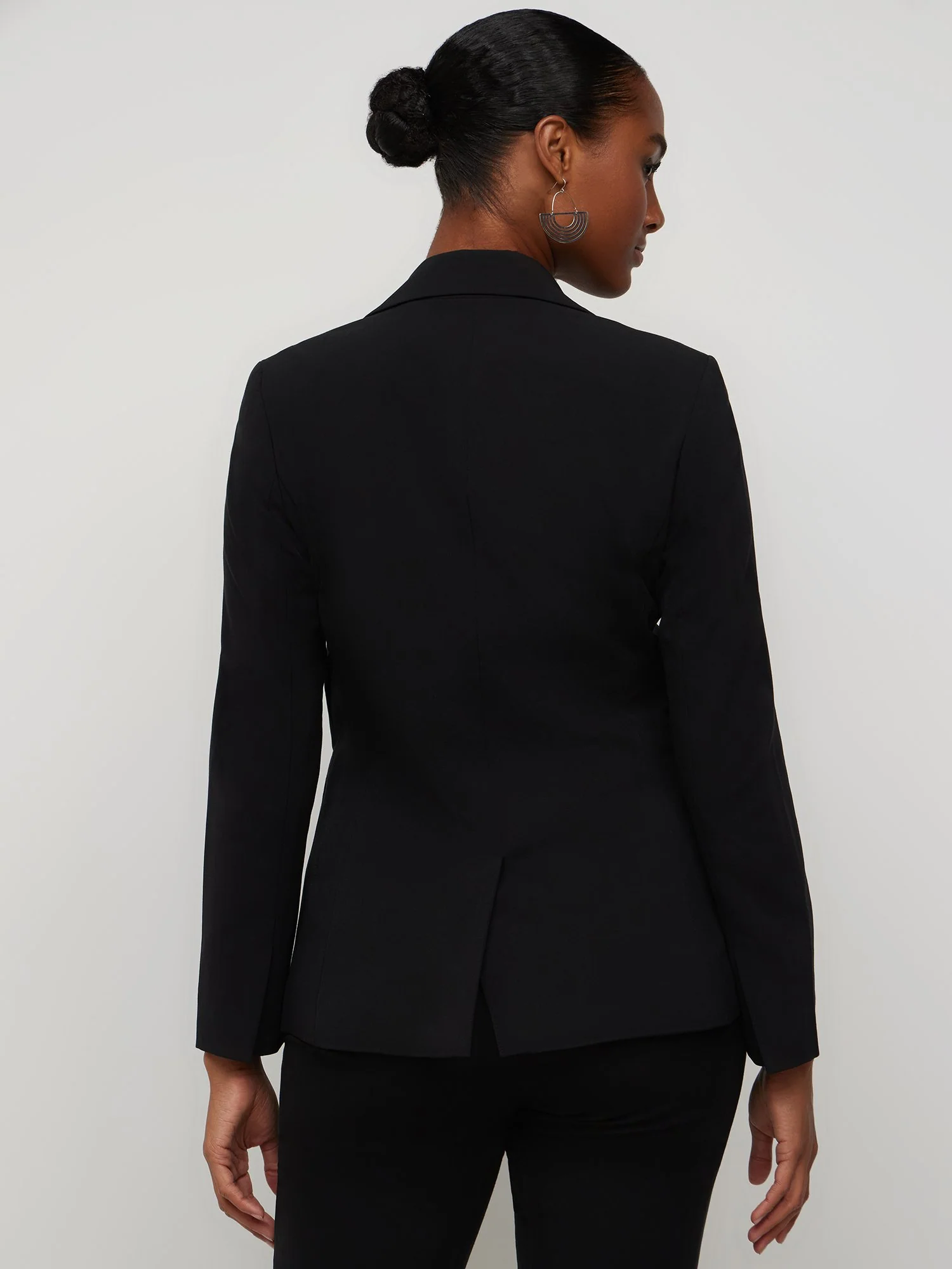 Petite Single-Button Blazer - Essential Stretch - Image 2