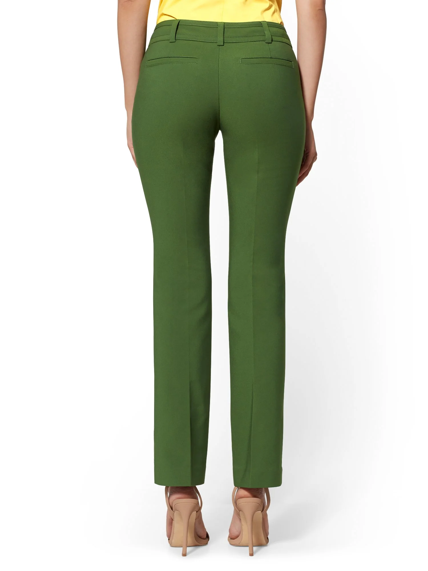 Petite Straight-Leg Pant - Signature Fit - All-Season Stretch - 7th Avenue - Image 12