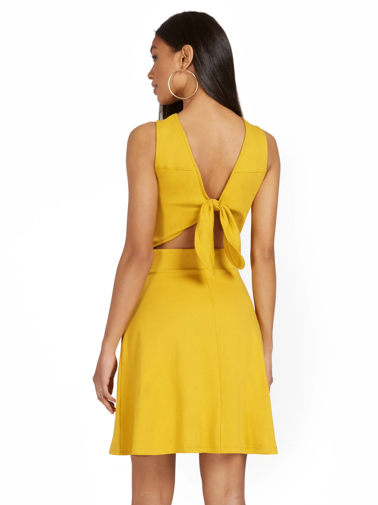 Petite Tie-Back Dress - City Knits - Image 21