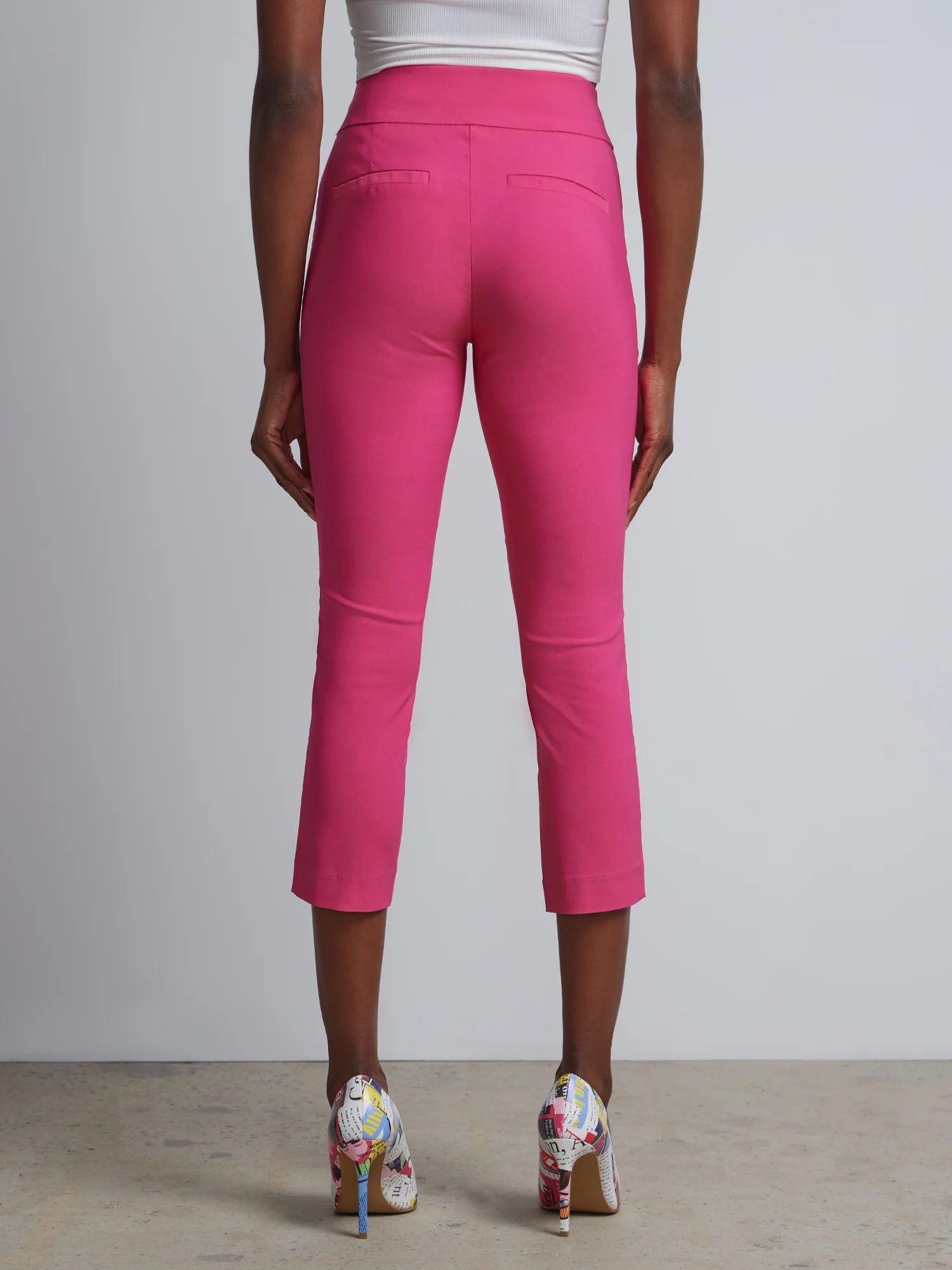 Petite Whitney High-Waisted Pull-On Slim-Leg Capri Pant - Image 20