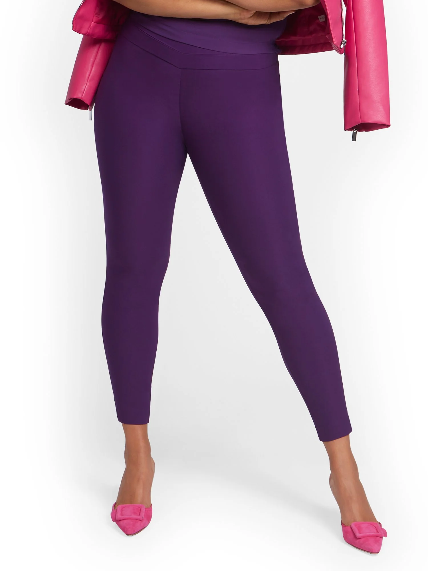 Petite Whitney High-Waisted Pull-On Slim-Leg Pant - Image 6
