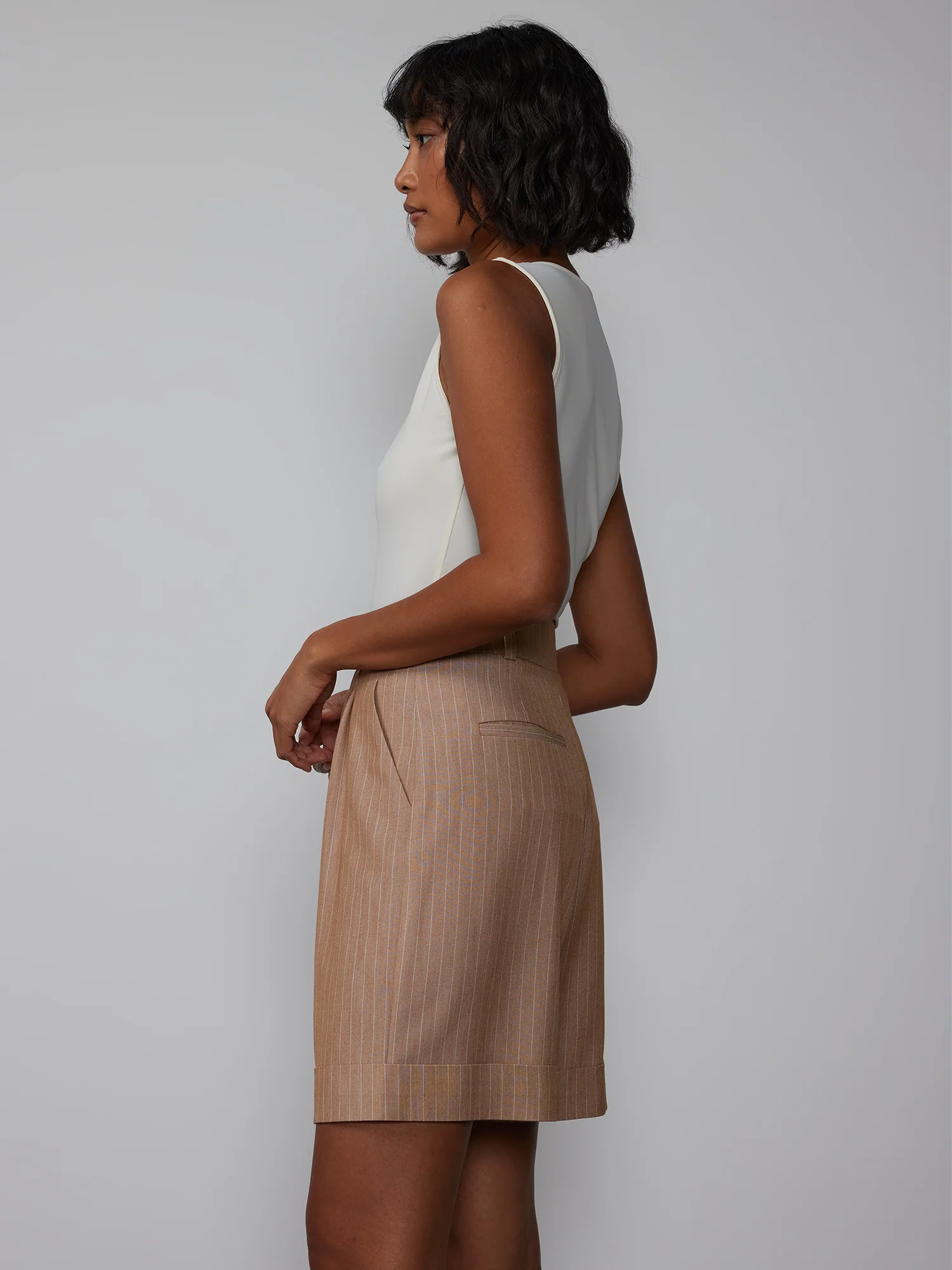 Pinstripe Shorts - Image 2