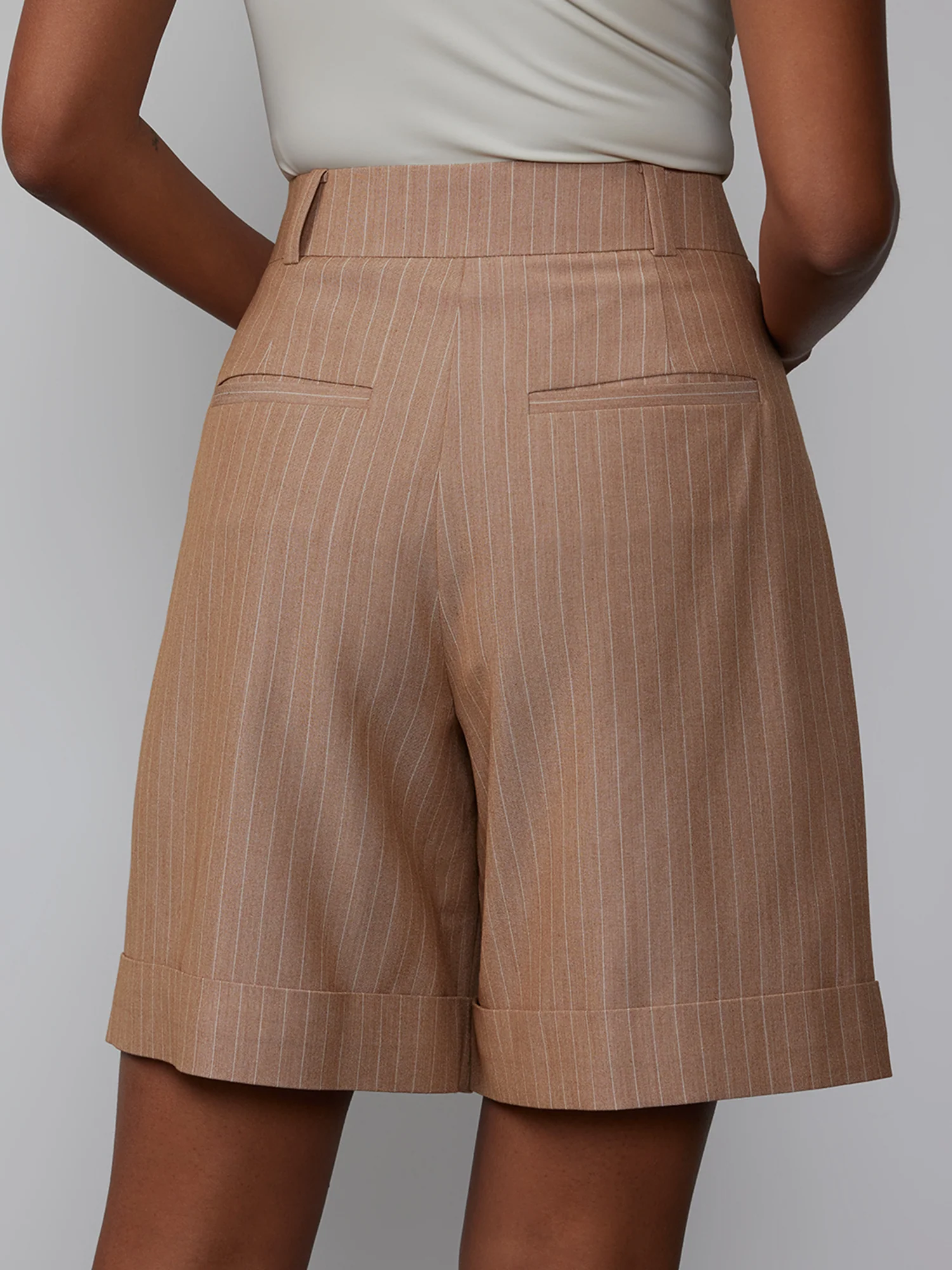 Pinstripe Shorts - Image 3