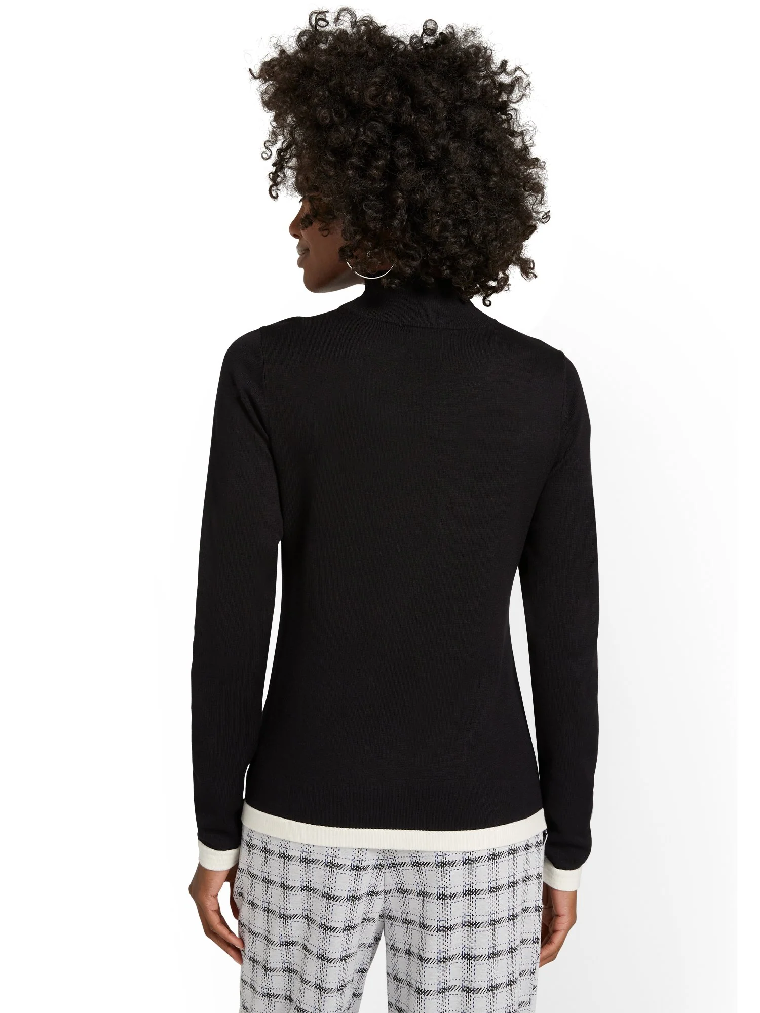 Piped Cut-Out Sweater - Image 3