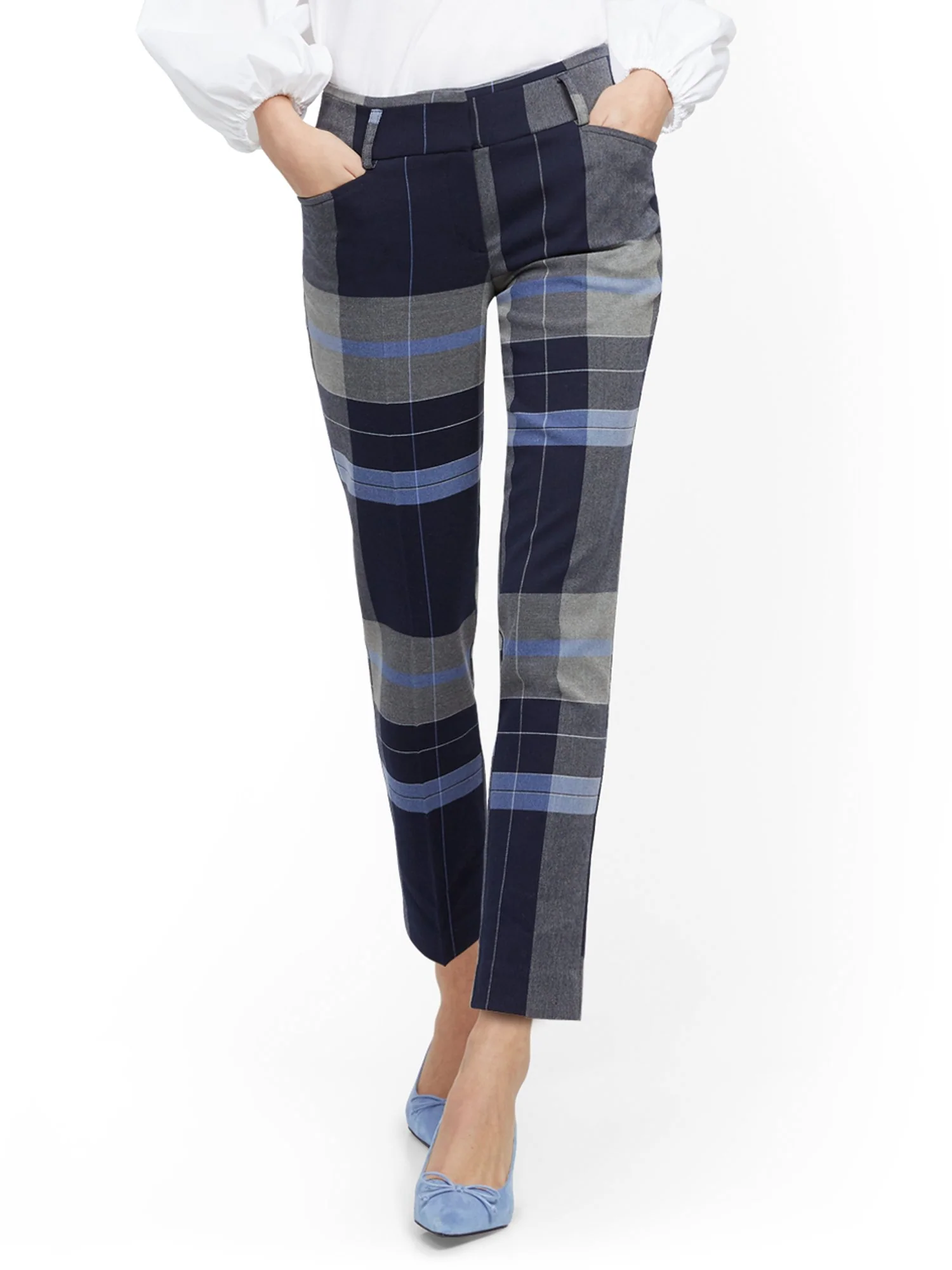 Plaid Ankle Pant - Modern - 7th Avenue - Image 2