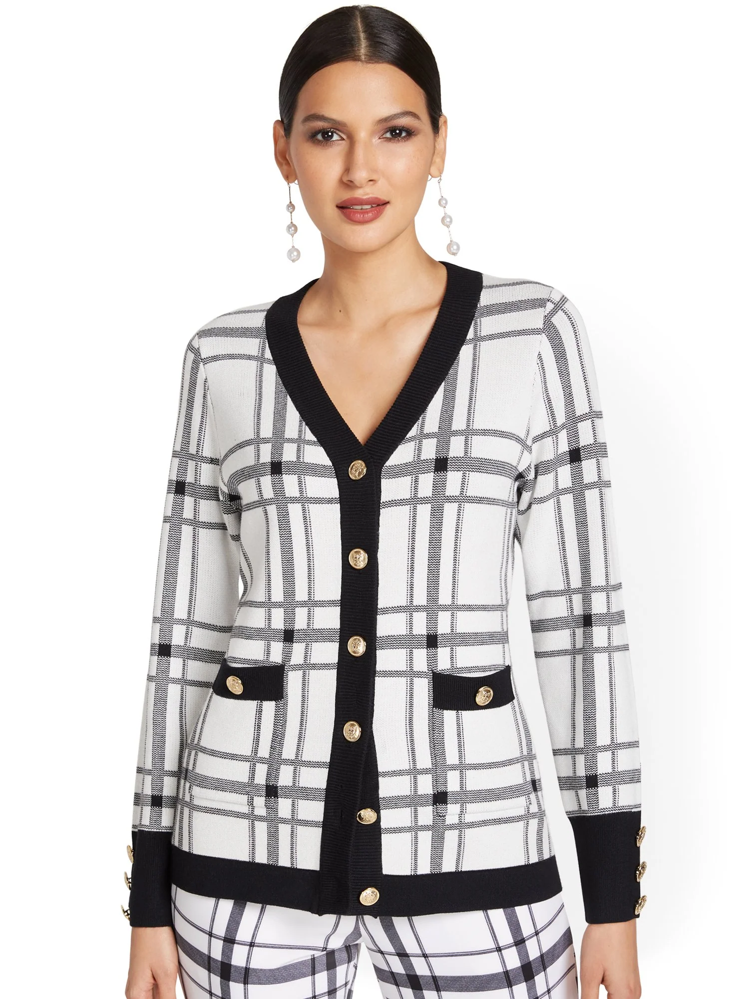 Plaid Cardigan - Image 2