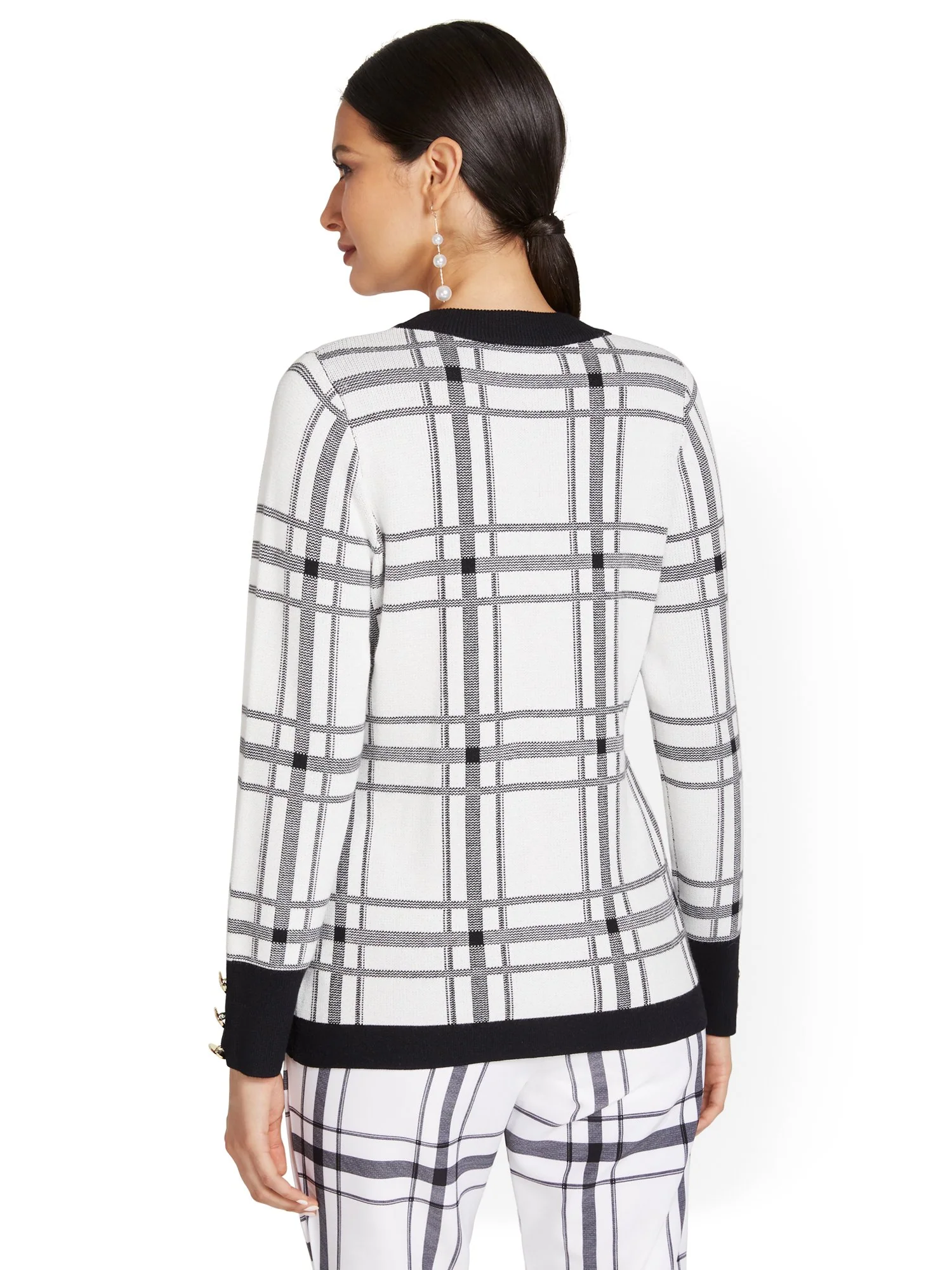 Plaid Cardigan - Image 3