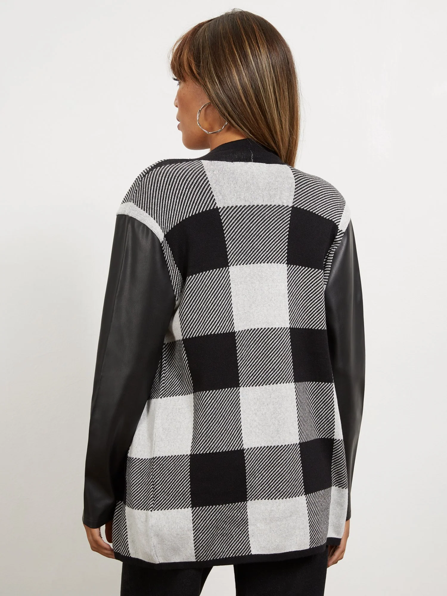 Plaid Flyaway Cardigan - Image 3