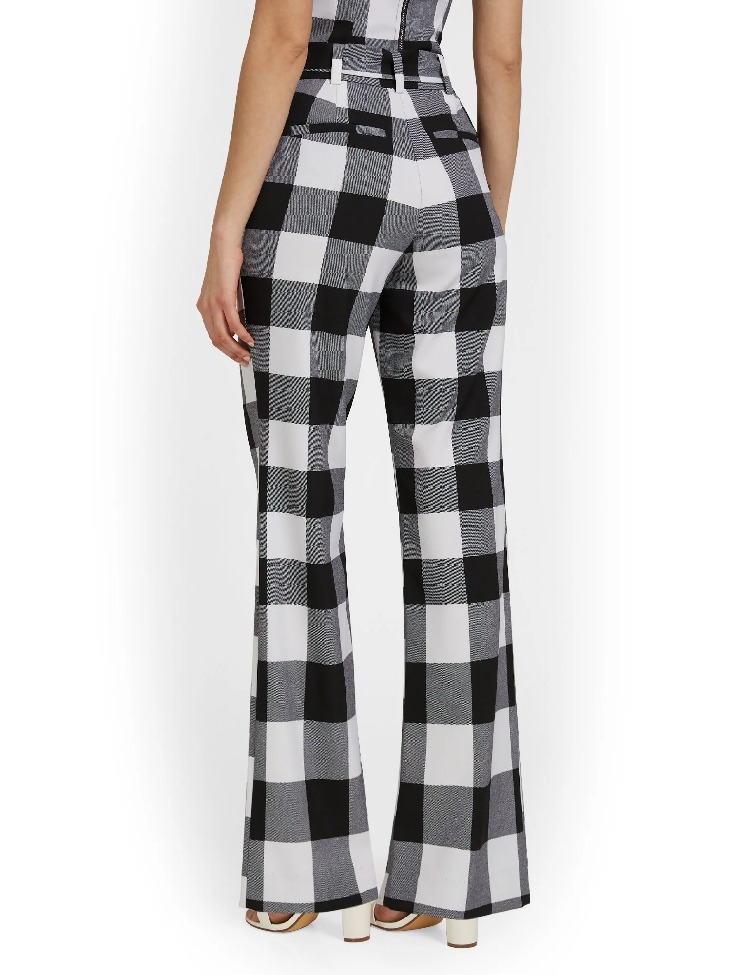 Plaid Wide-Leg Pant - Image 3