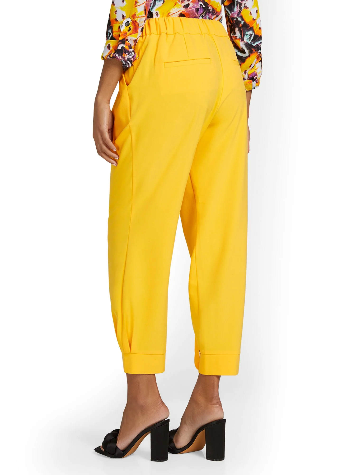 Pleated Ankle Pant - Image 3