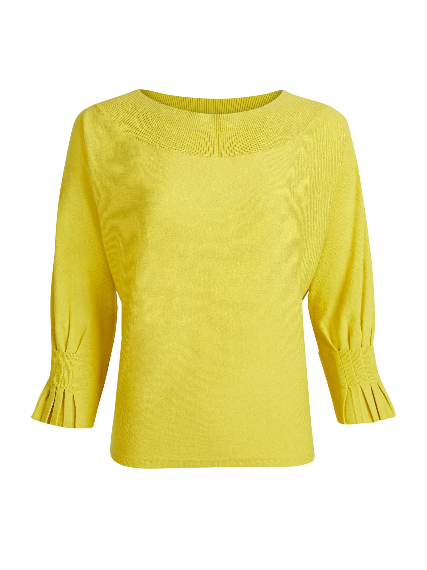 Pleated-Cuff Dolman-Sleeve Sweater - Image 8