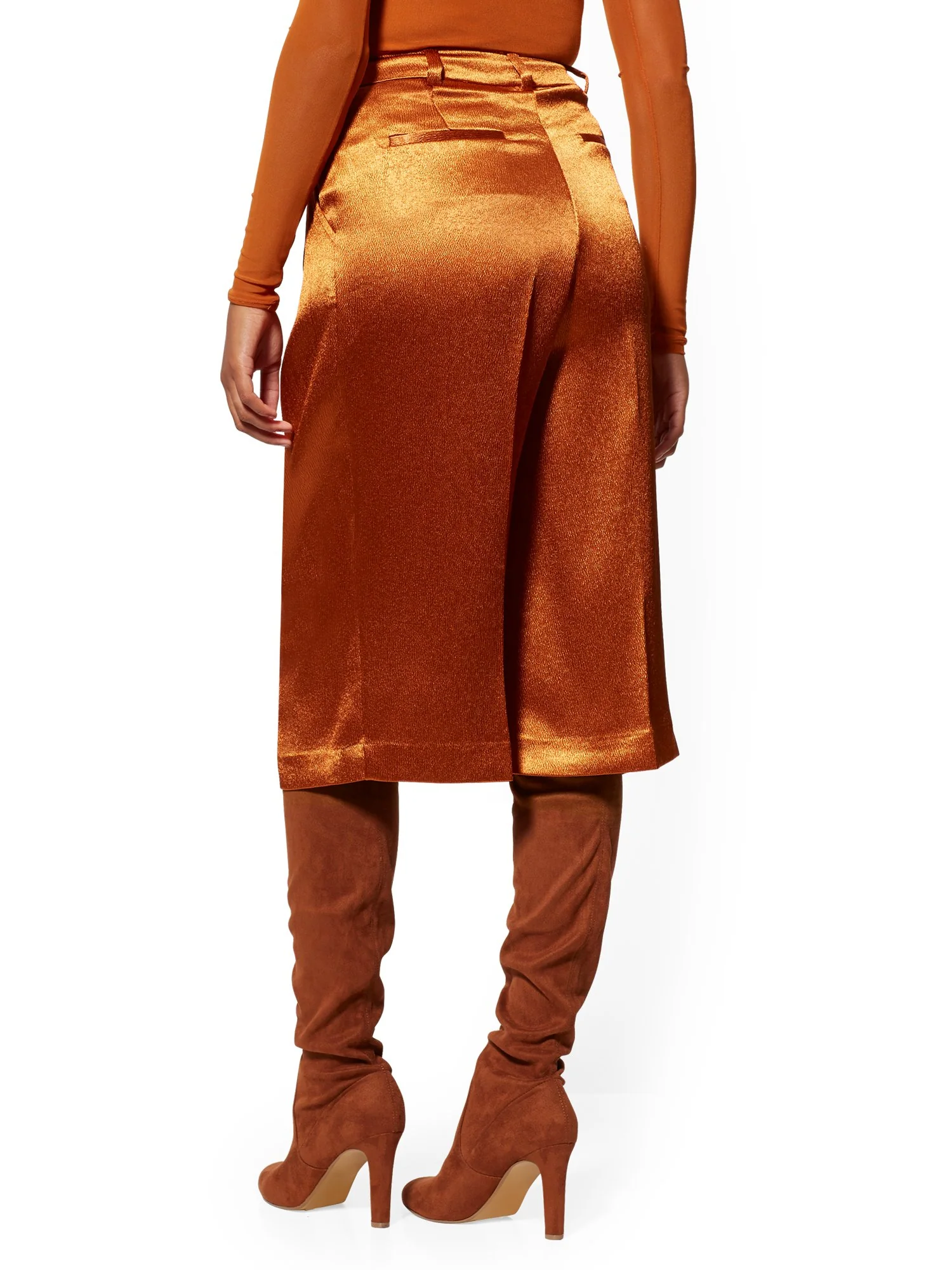 Pleated Long Bermuda - Image 3