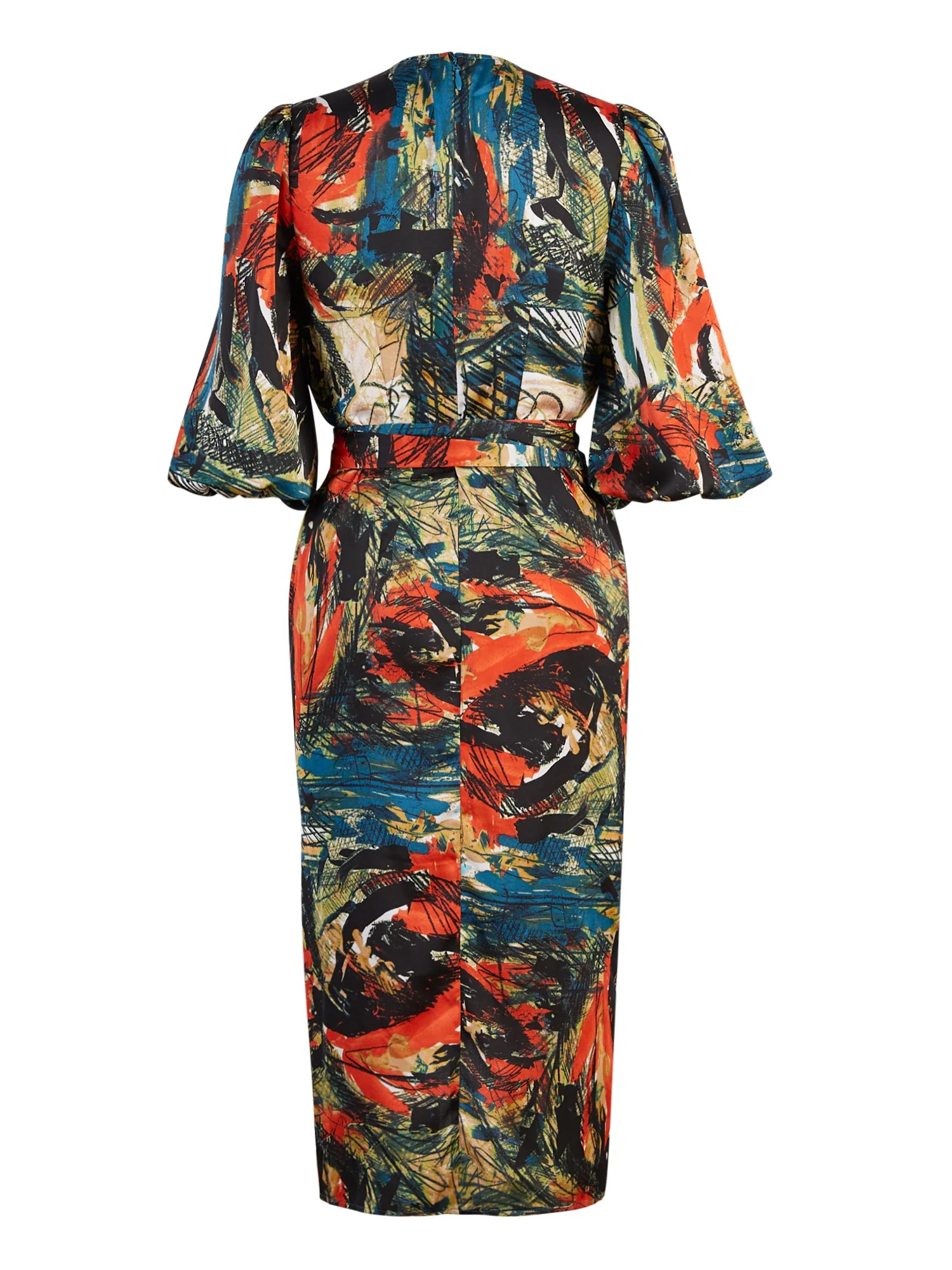 Pleated Wrap Dress - NYC Strong Collection - Image 3