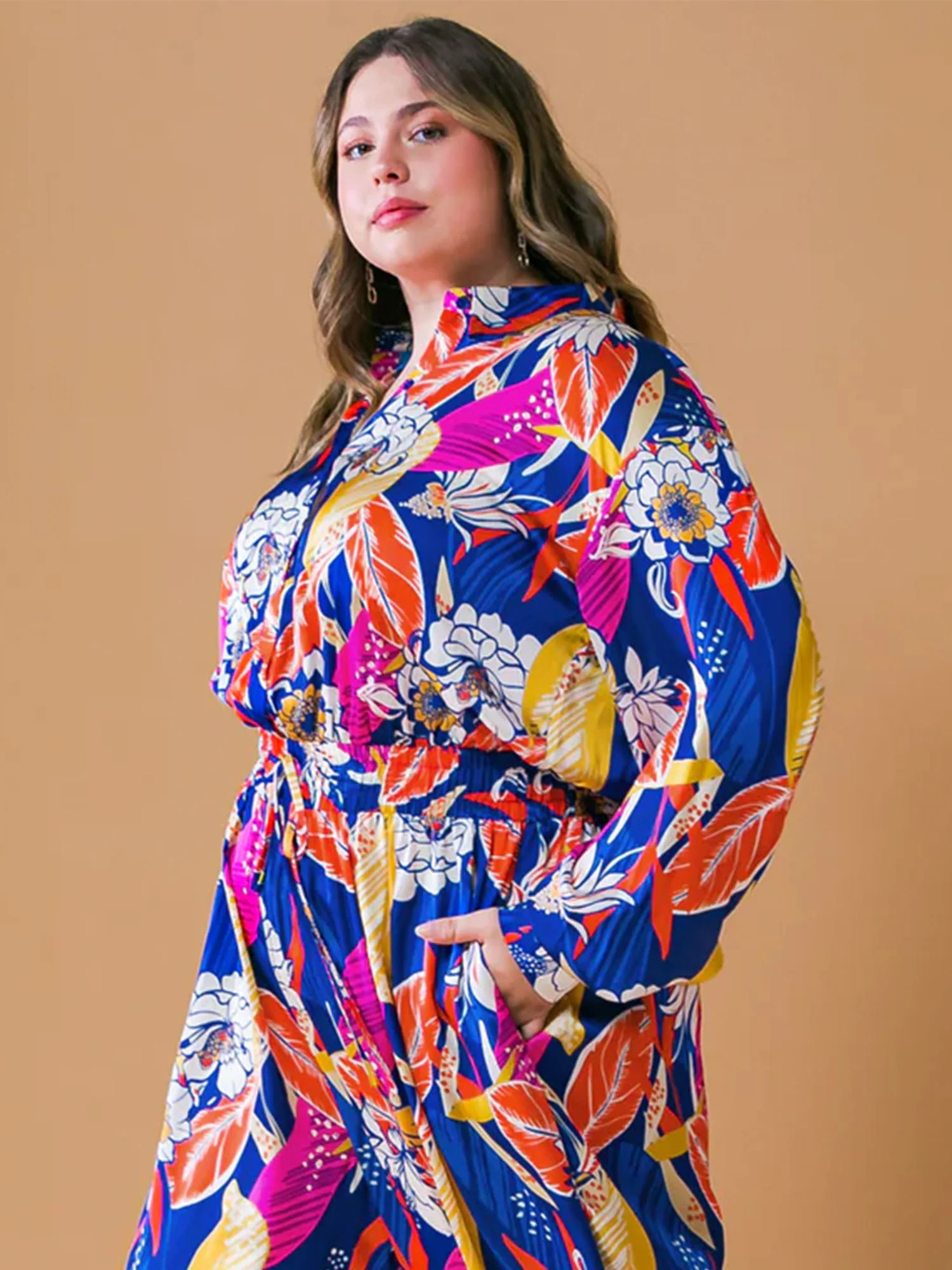 Flying Tomato Plus Floral Print Jumpsuit - Brands We Love - Image 3