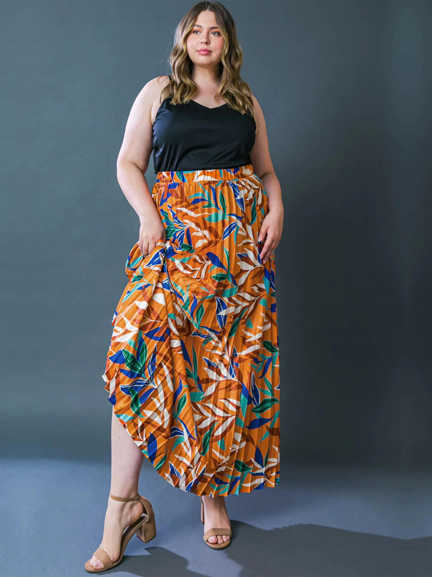 Flying Tomato Plus Pleated Maxi Skirt - Brands We Love - Image 2