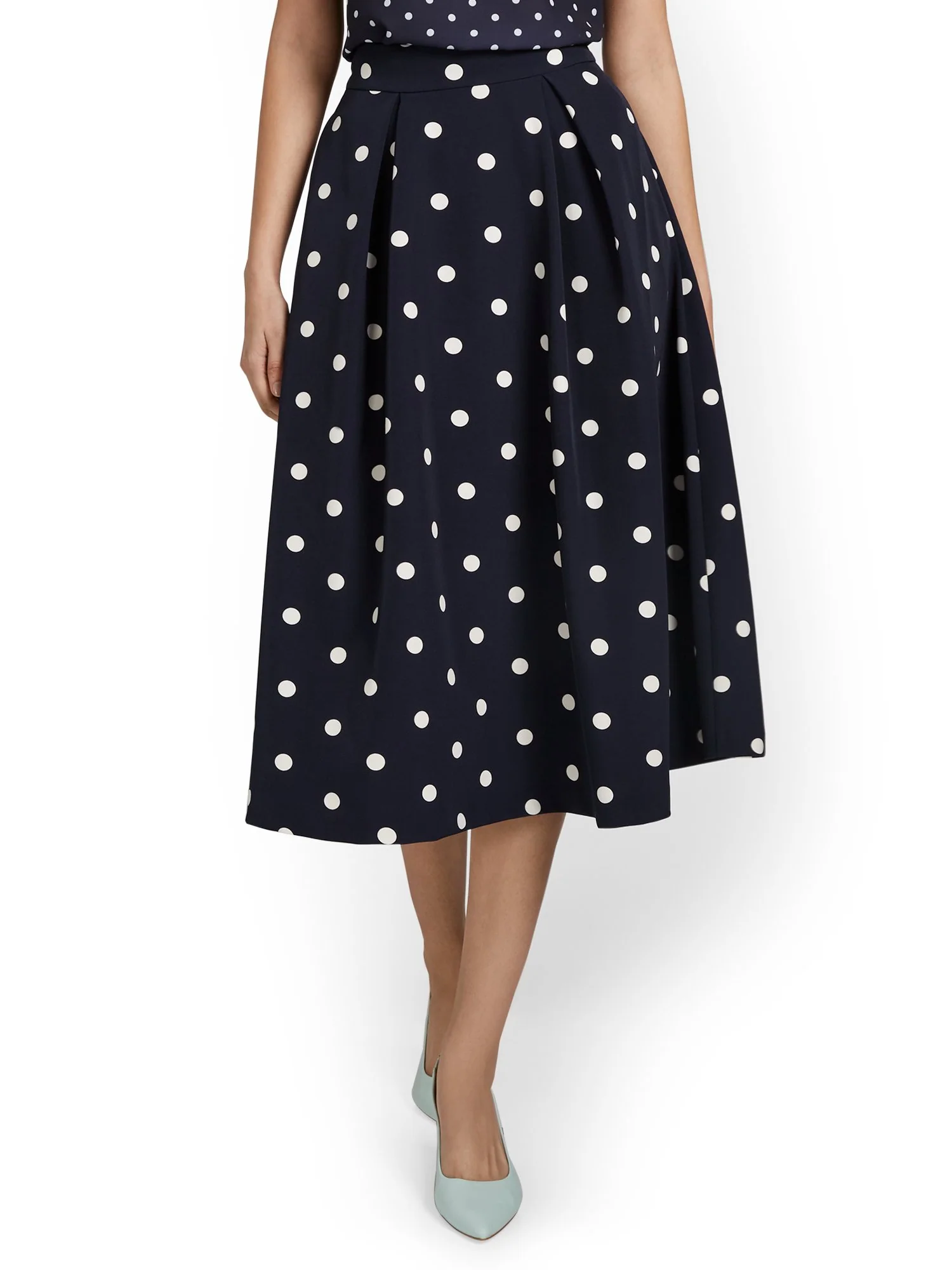 Polka-Dot Flare Skirt - Image 2