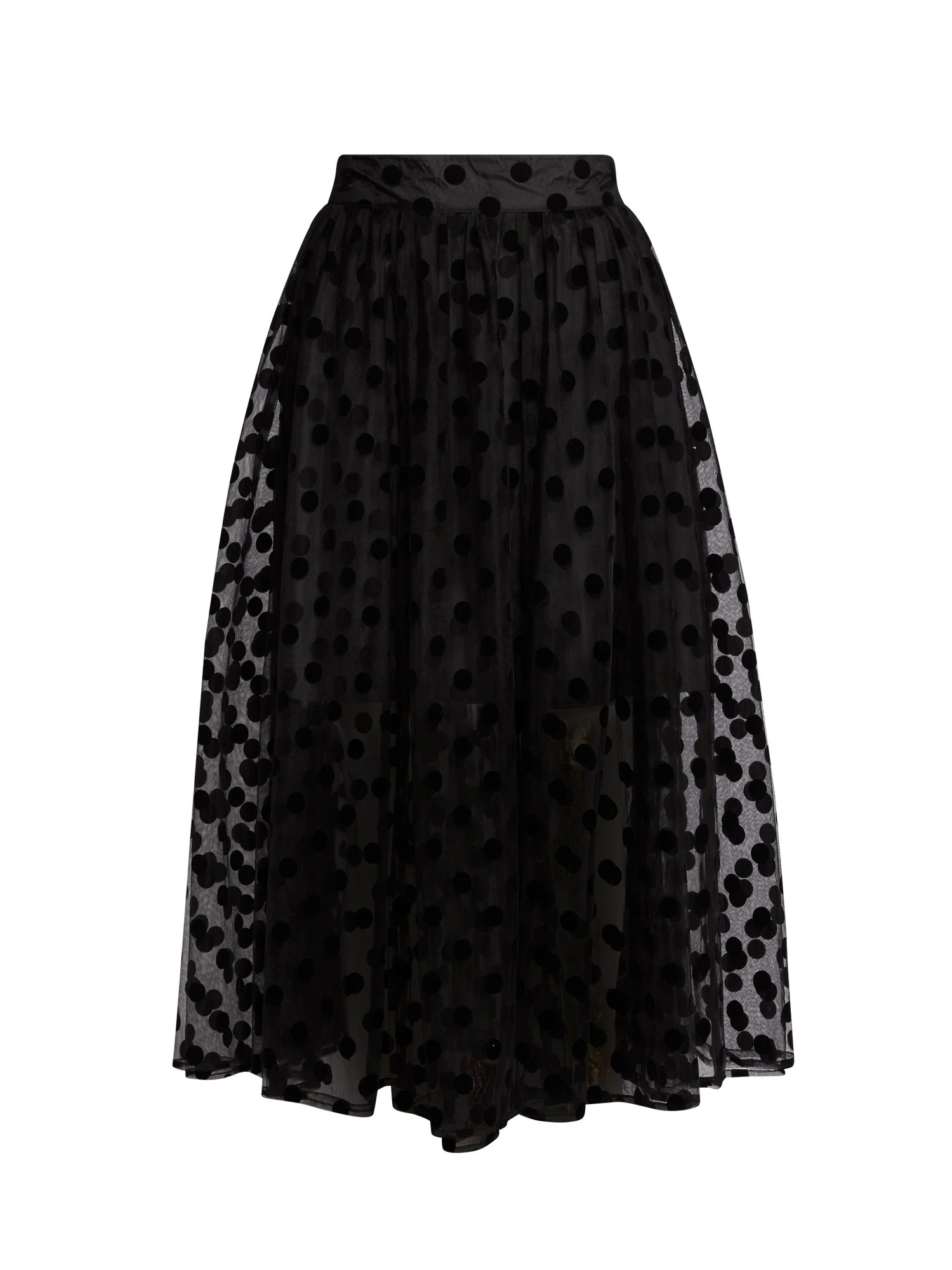 Polka-Dot Overlay Skirt - Image 3