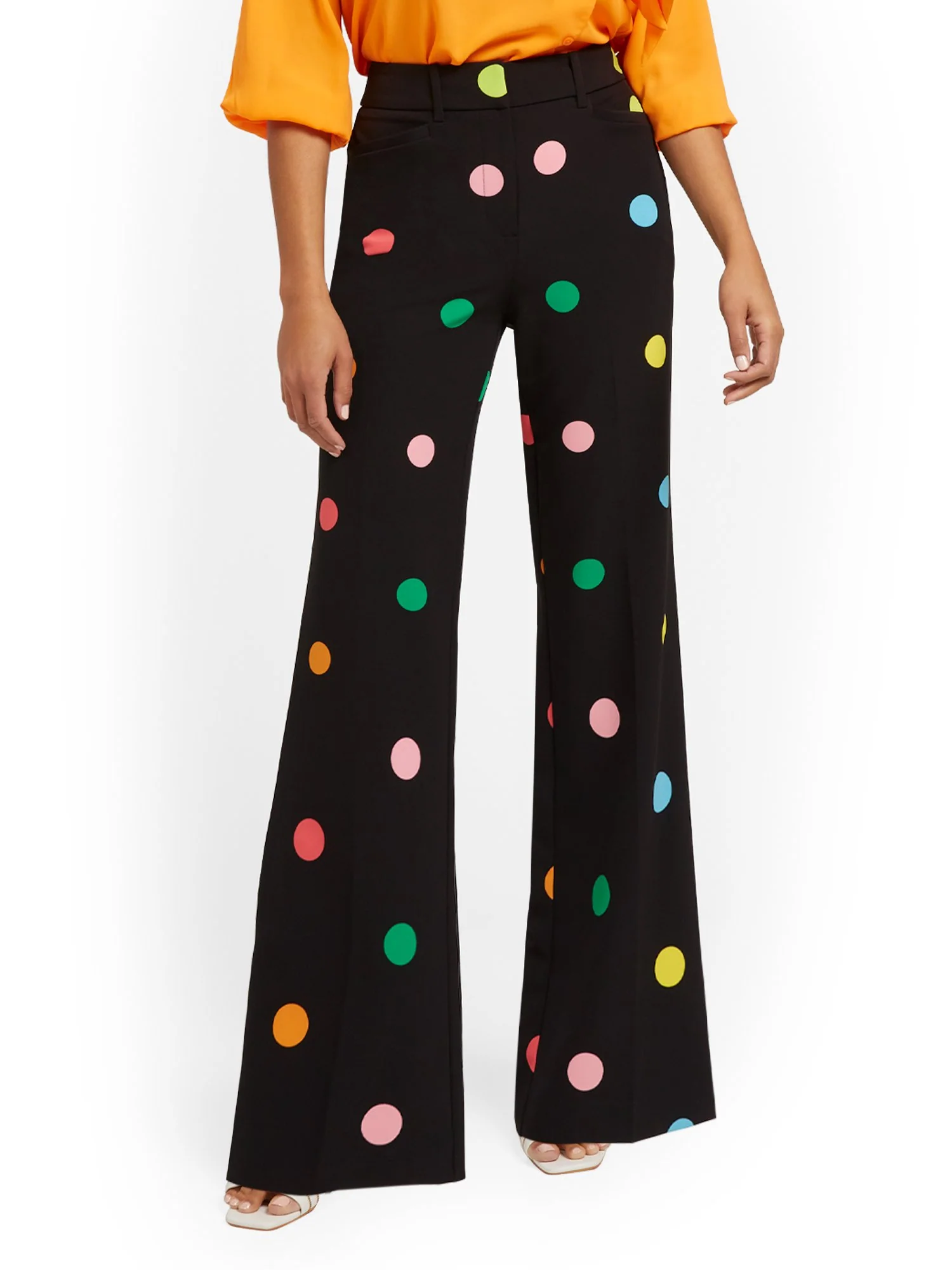 Polka-Dot Palazzo Pant - Image 2
