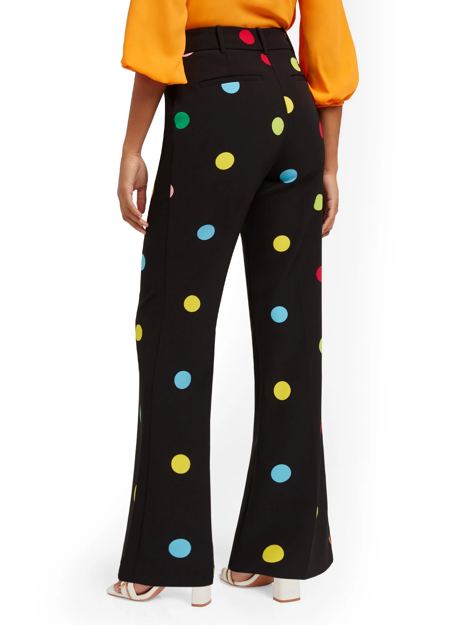Polka-Dot Palazzo Pant - Image 3