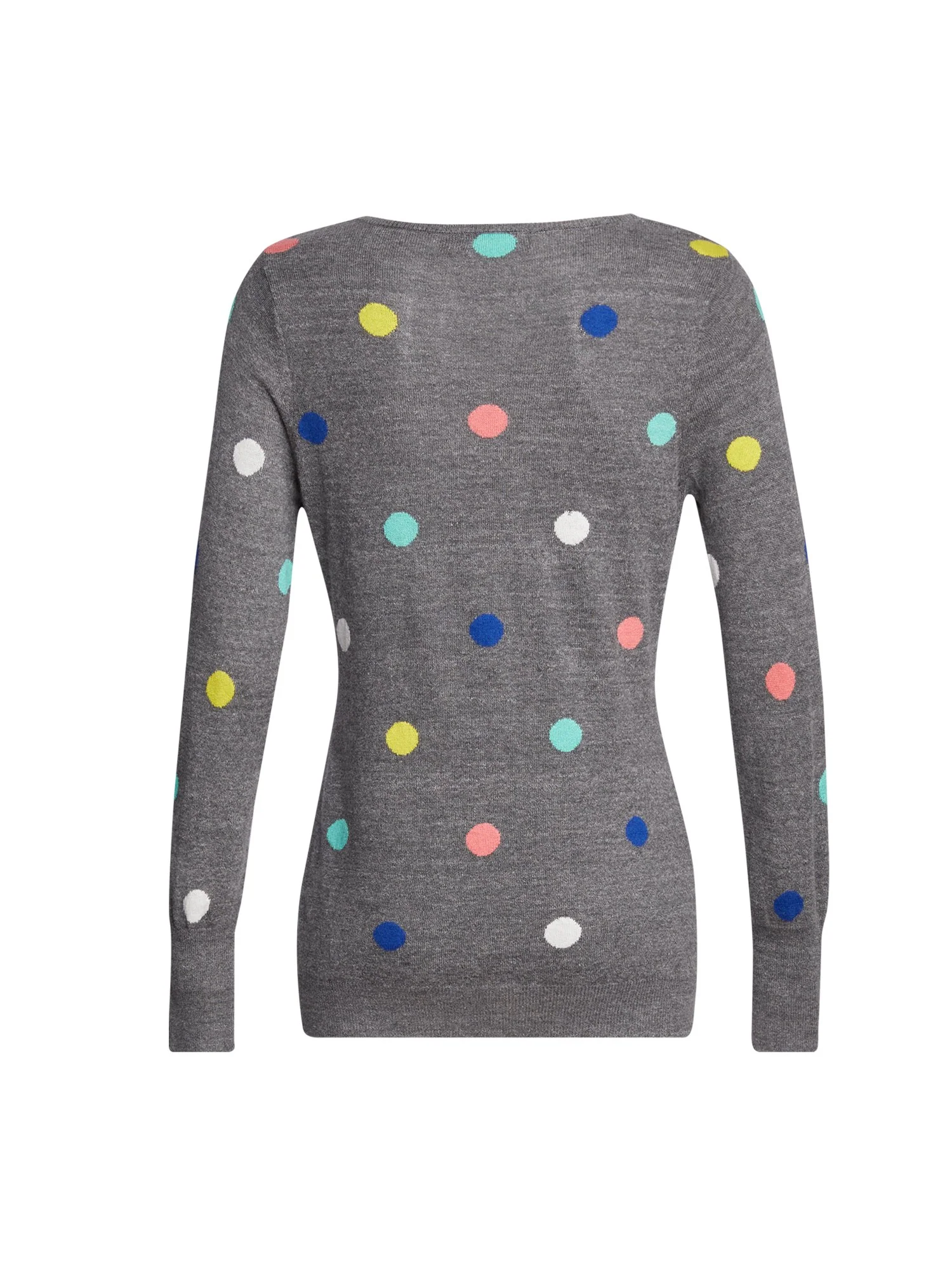 Polka-Dot V-Neck Sweater - Image 5