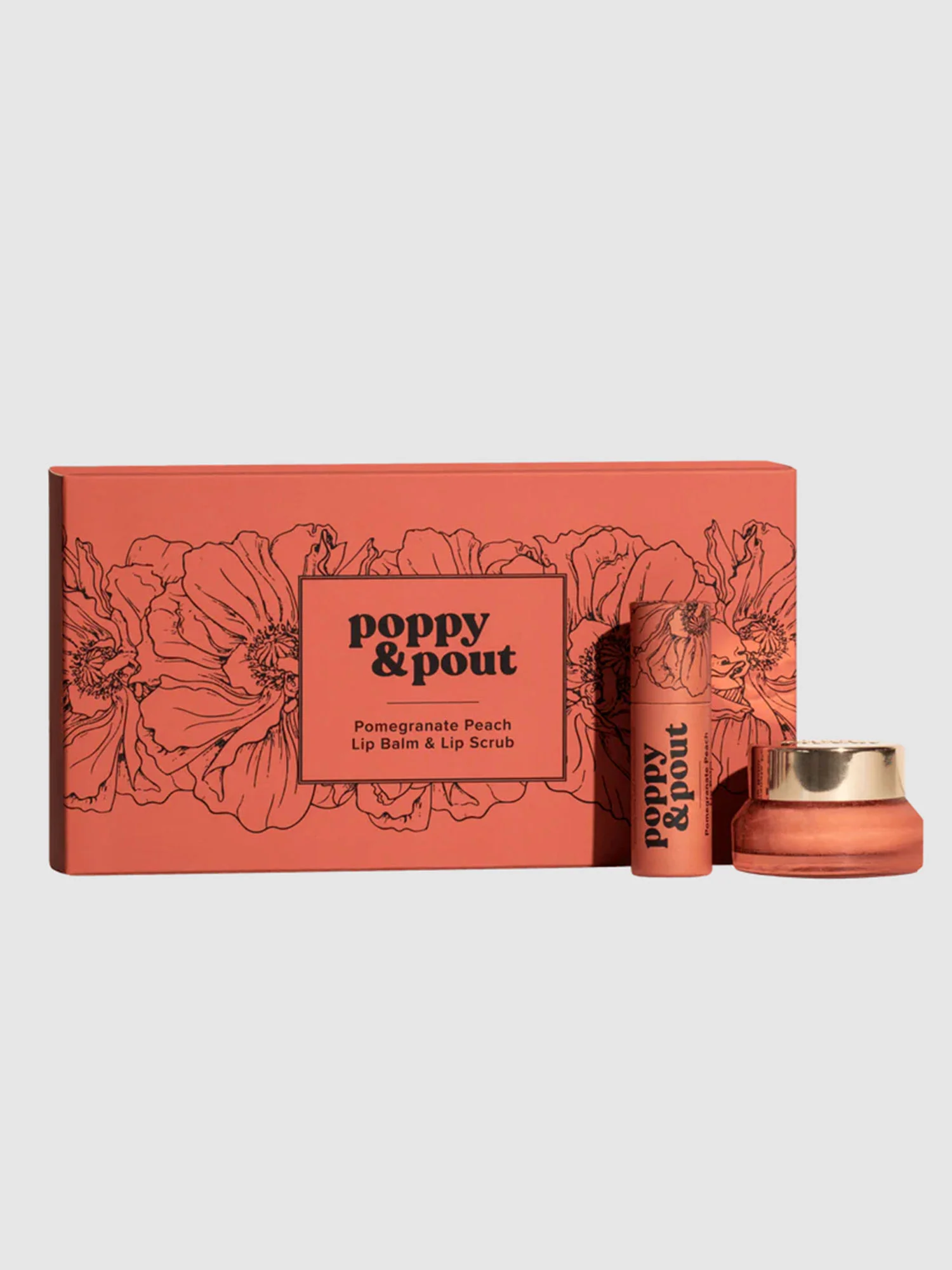 Poppy & Pout Pomegrante Peach Duo Gift Set - Brands We Love
