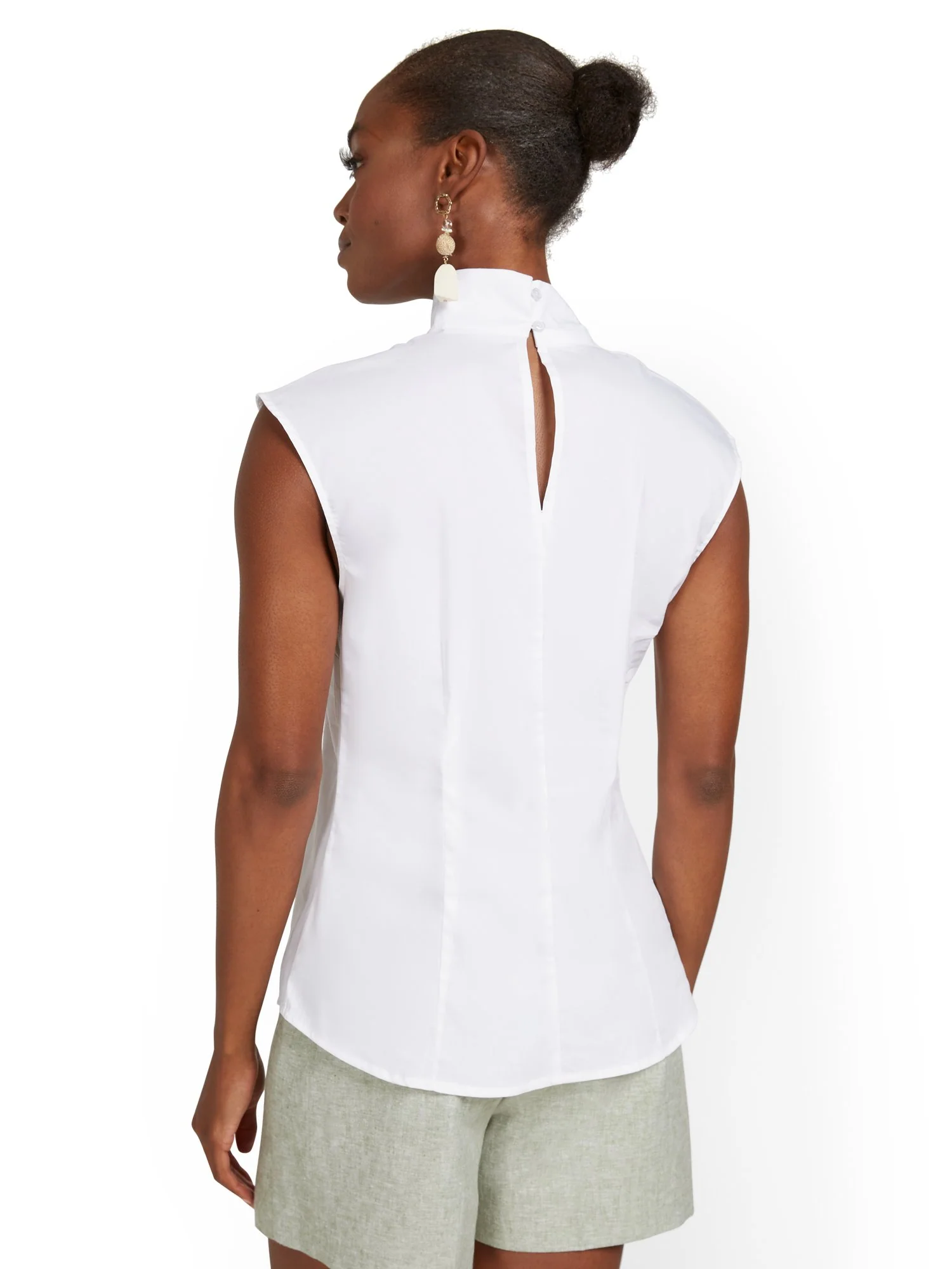 Poplin Neck-Tie Shirt - Image 3