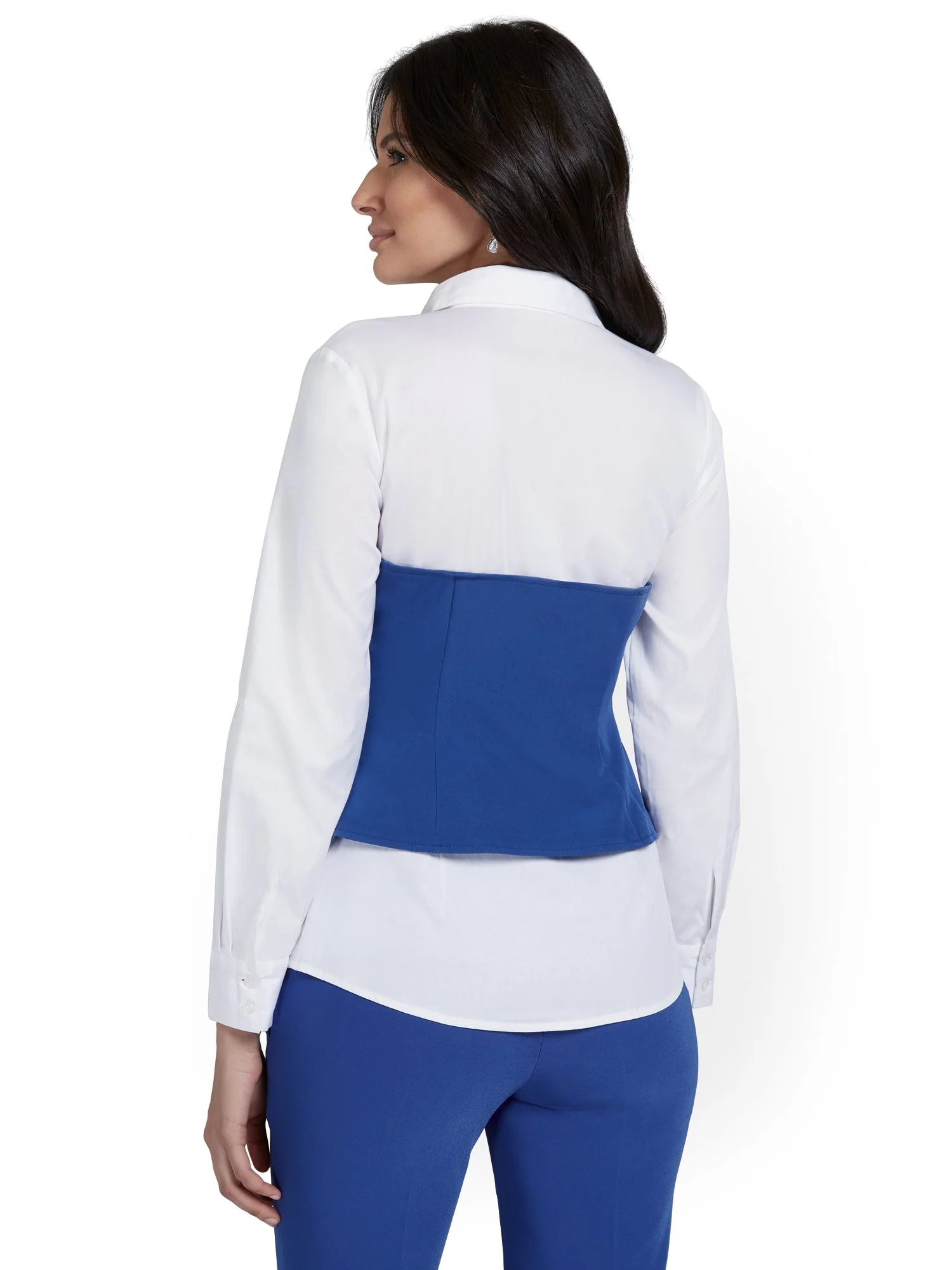 Poplin Twofer Top - Image 3