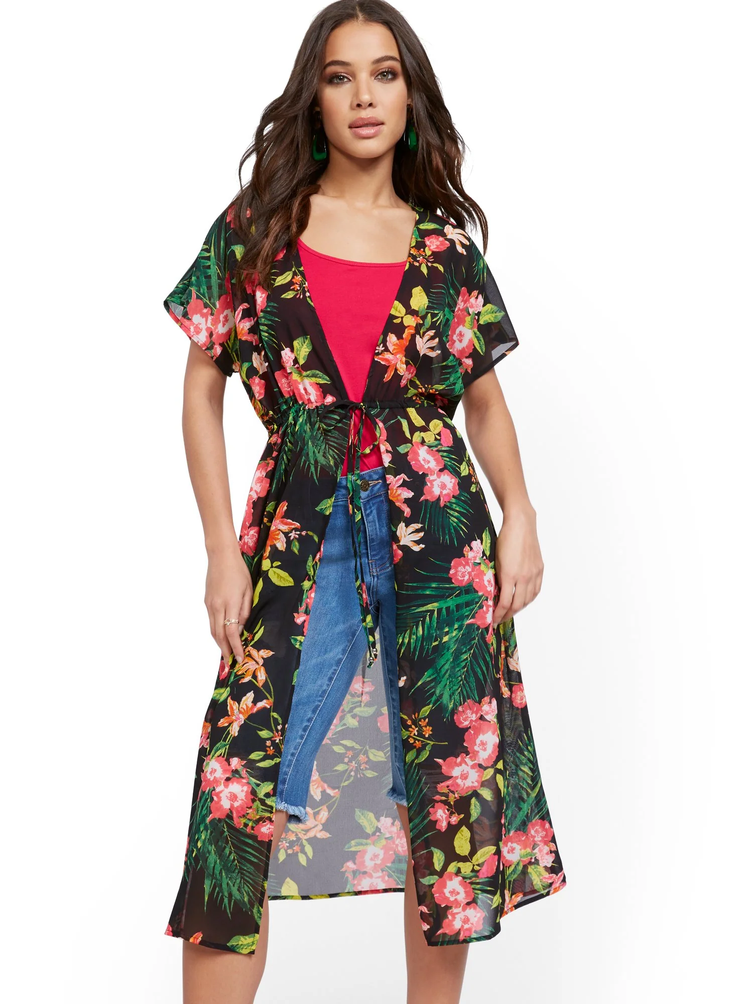 Printed Chiffon Topper - Image 2