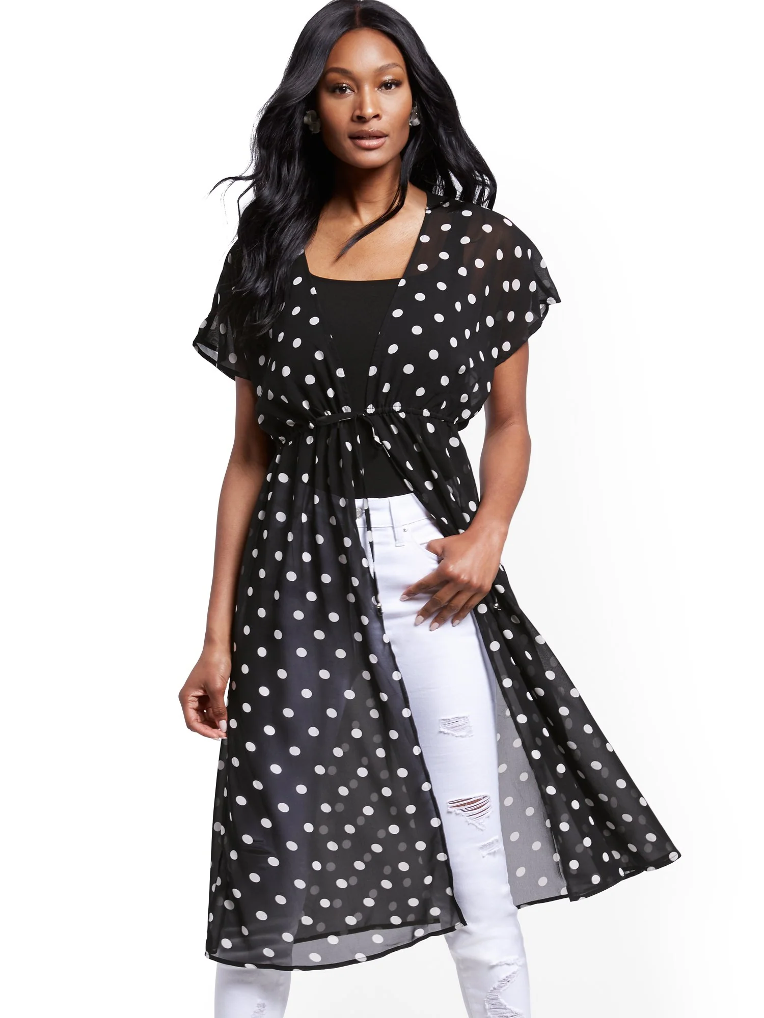 Printed Chiffon Topper - Image 7