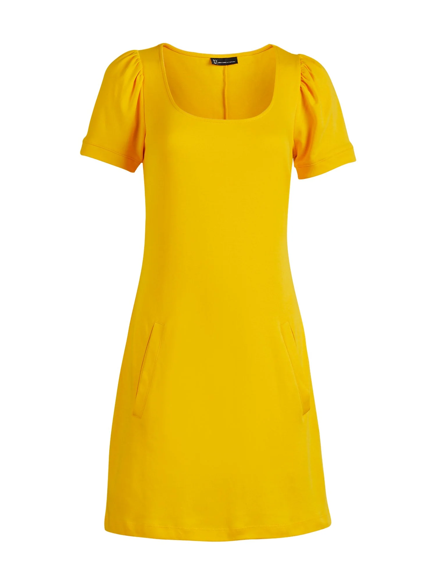 Puff-Sleeve Cotton Shift Dress - Image 18