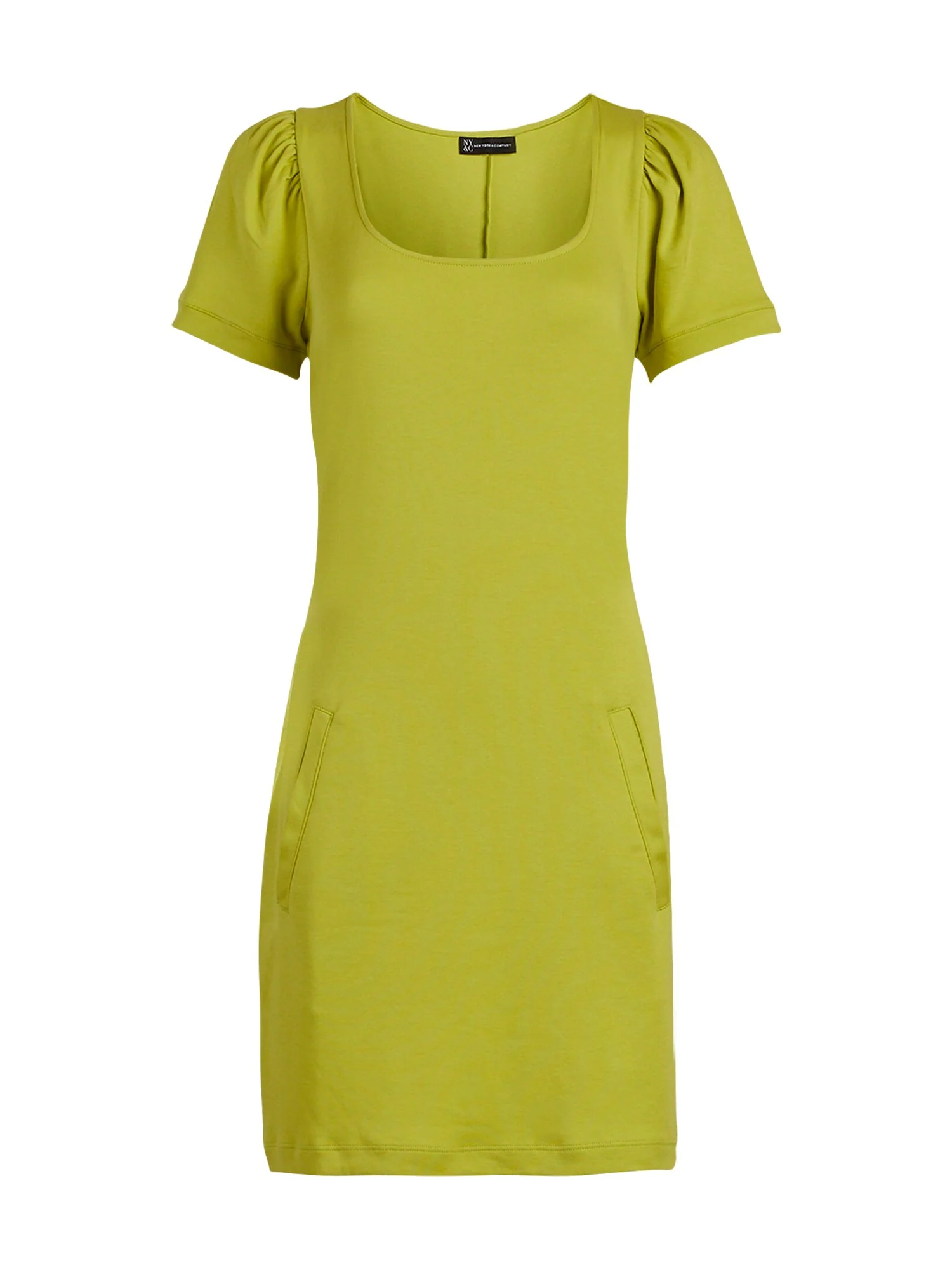 Puff-Sleeve Cotton Shift Dress - Image 21