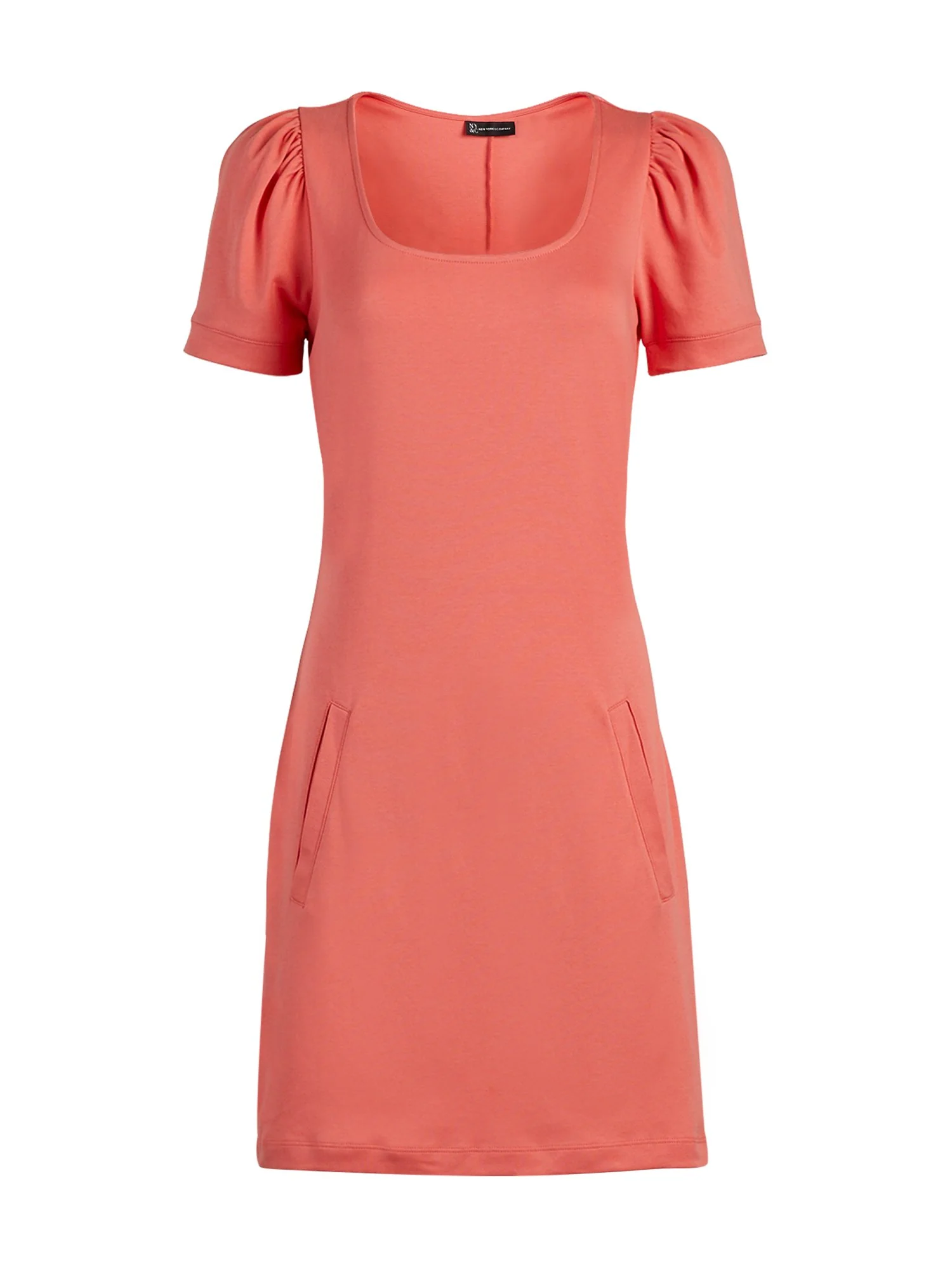 Puff-Sleeve Cotton Shift Dress - Image 24