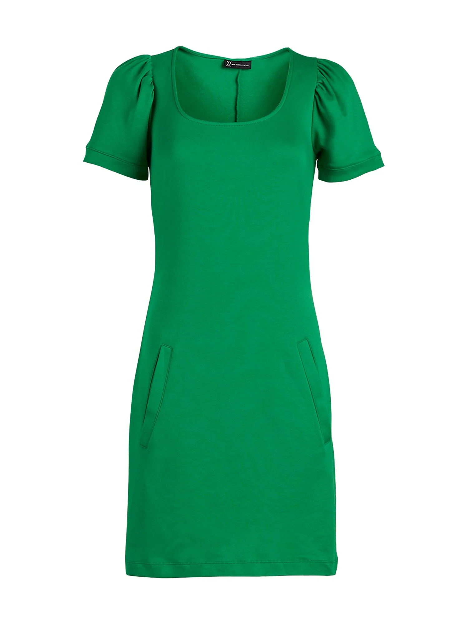 Puff-Sleeve Cotton Shift Dress - Image 27